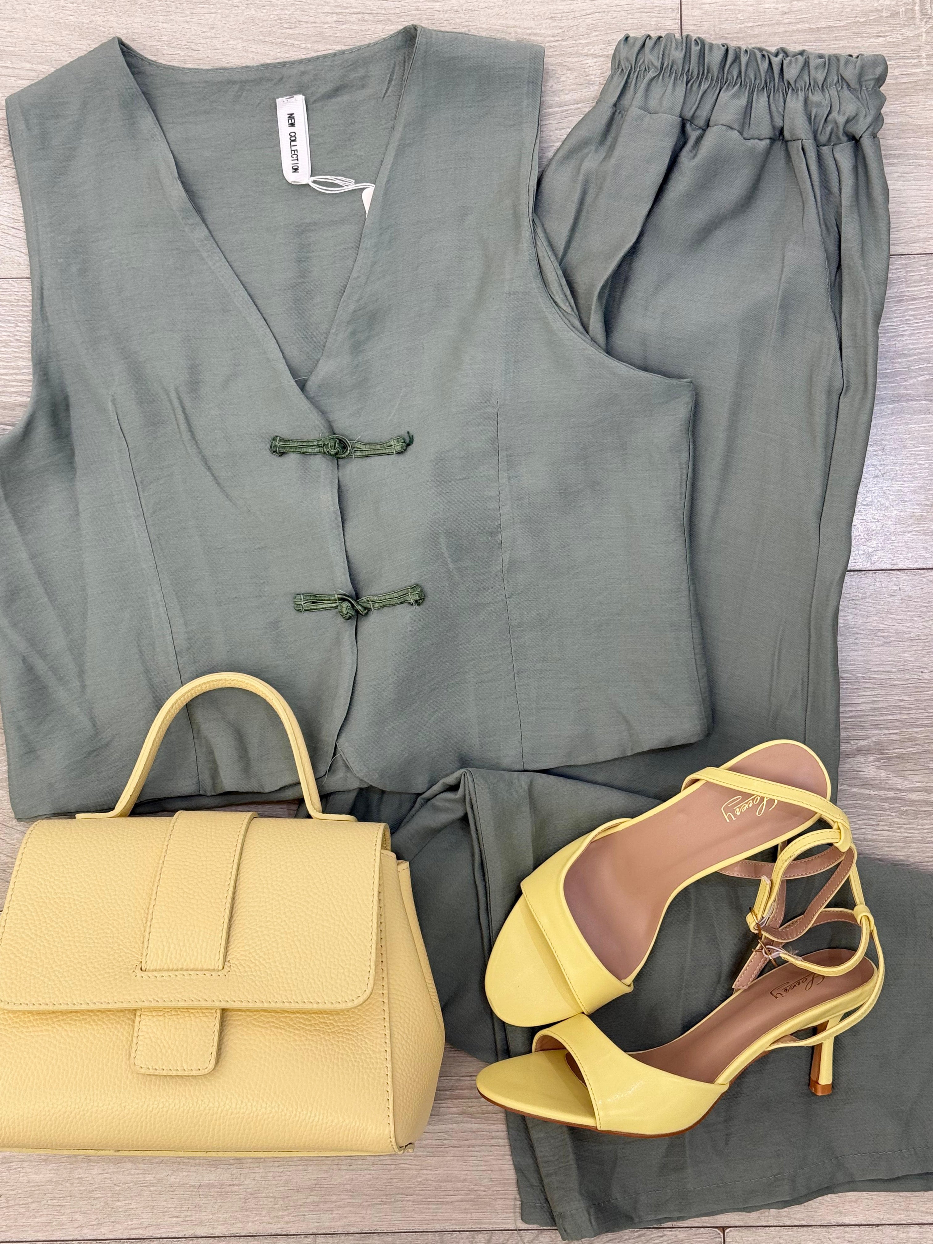 CO ORD SET CAMILLA VERDE SALVIA