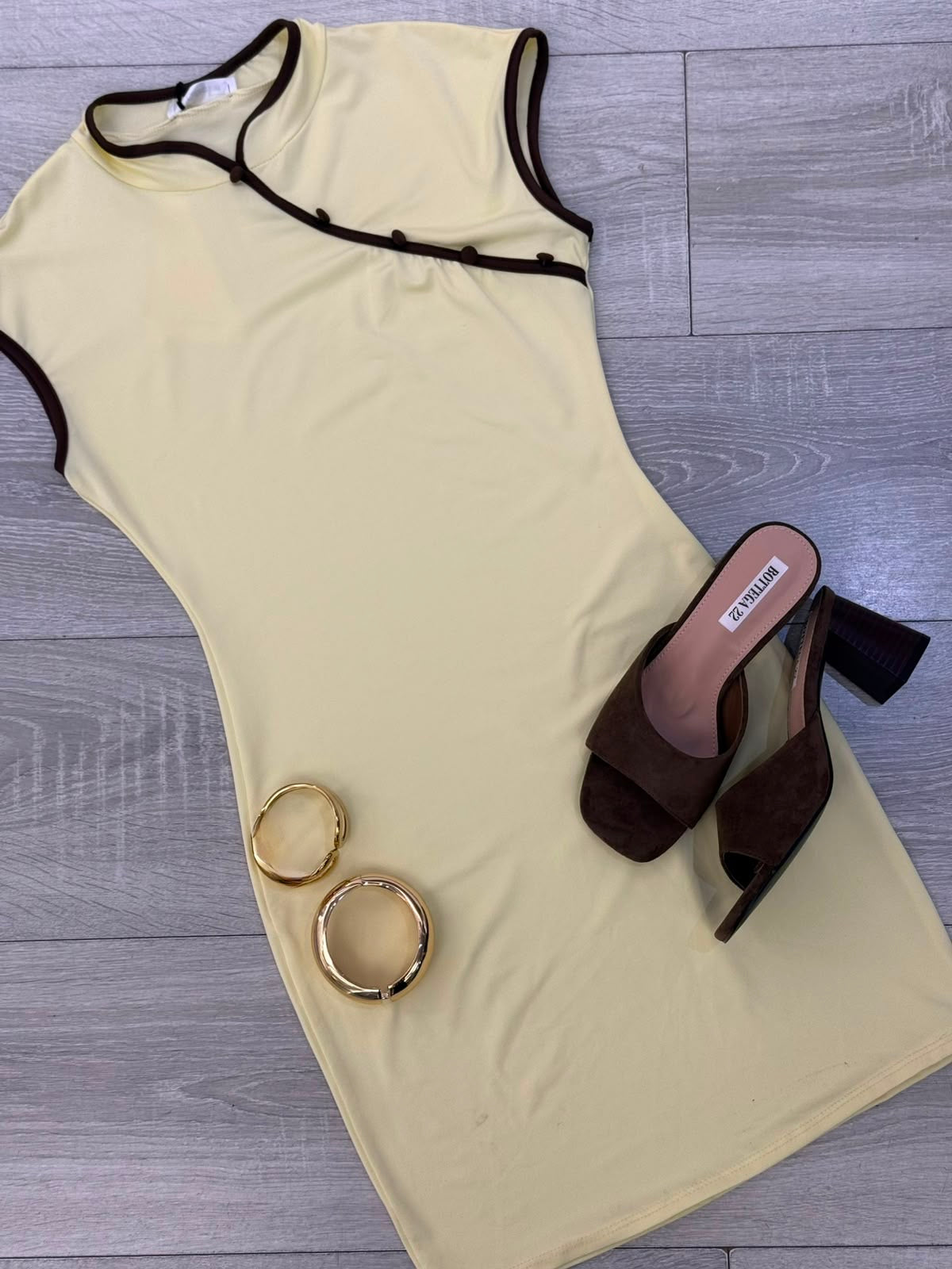 DRESS COREAN GIALLO