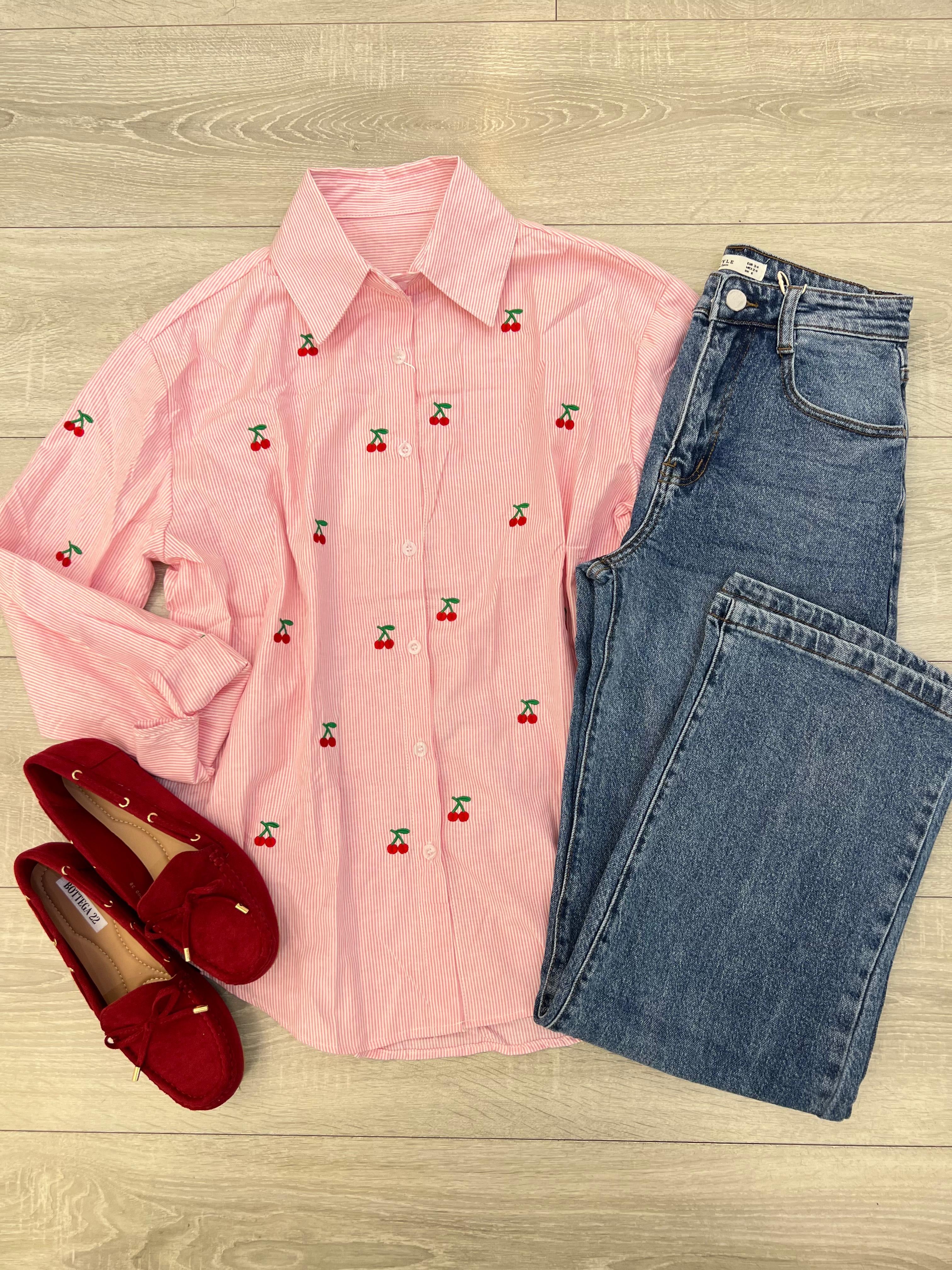 CAMICIA CILIEGIE ROSA