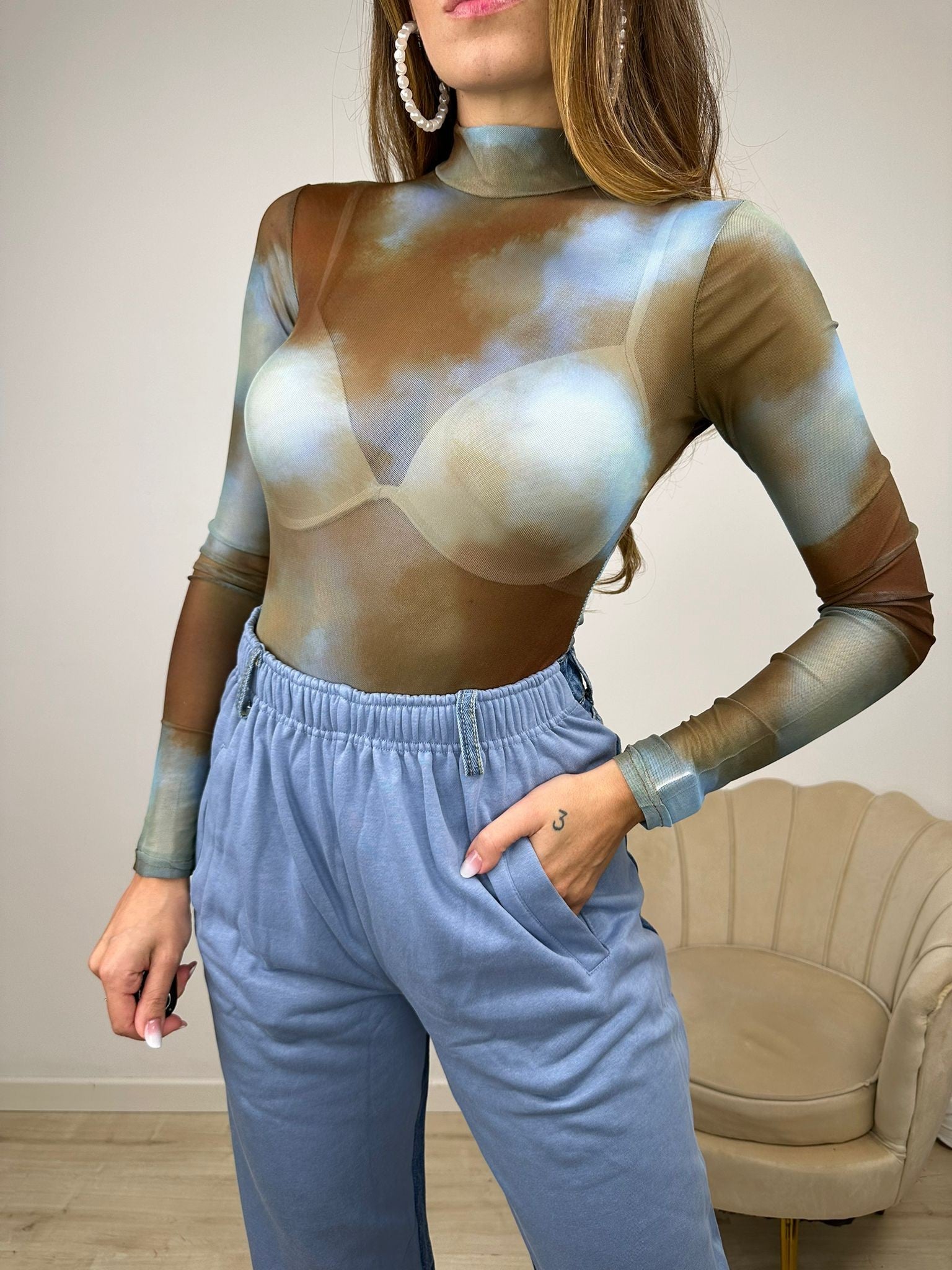 BODY SATURNO MARRONE