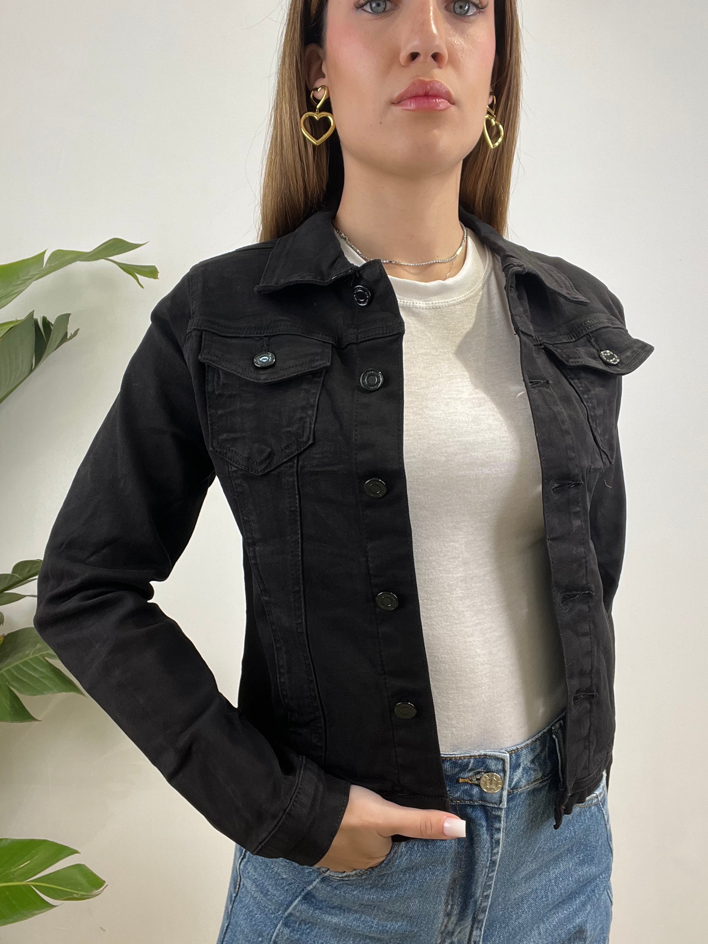 GIUBBINO DENIM PROMO NERO