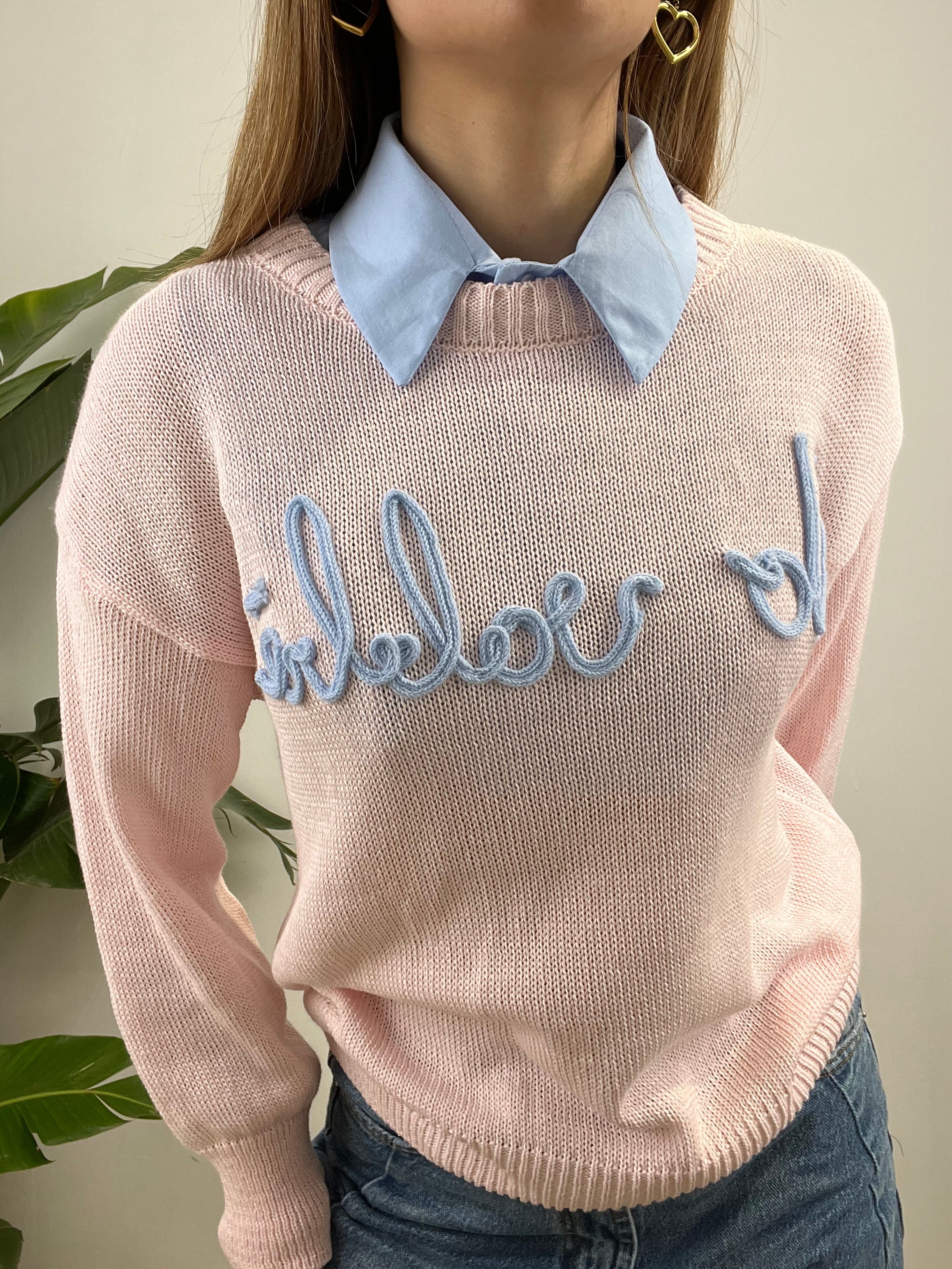 MAGLIA NO VABBè ROSA