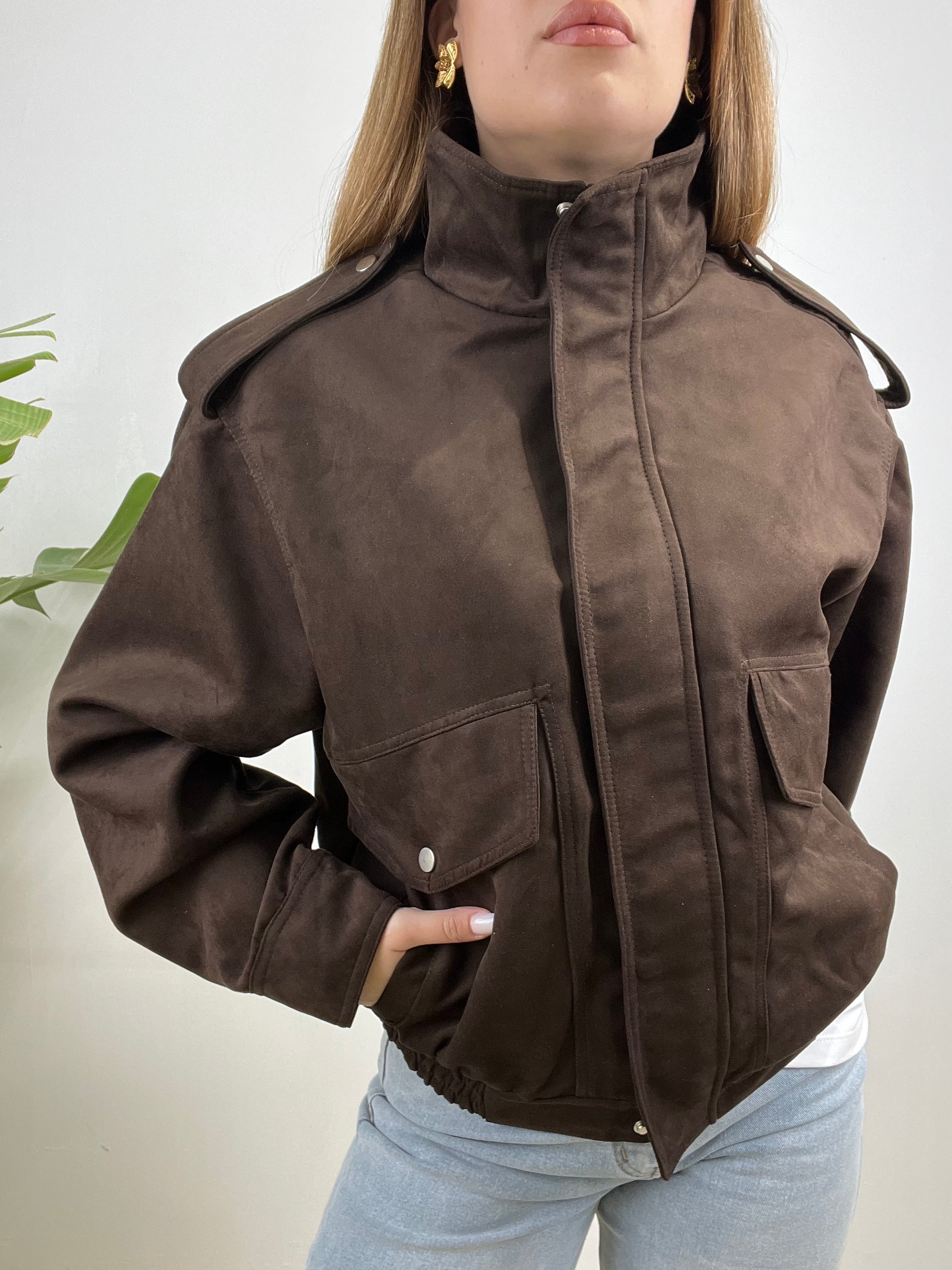 GIUBBINO ECOCAMOSCIO NEMY MARRONE