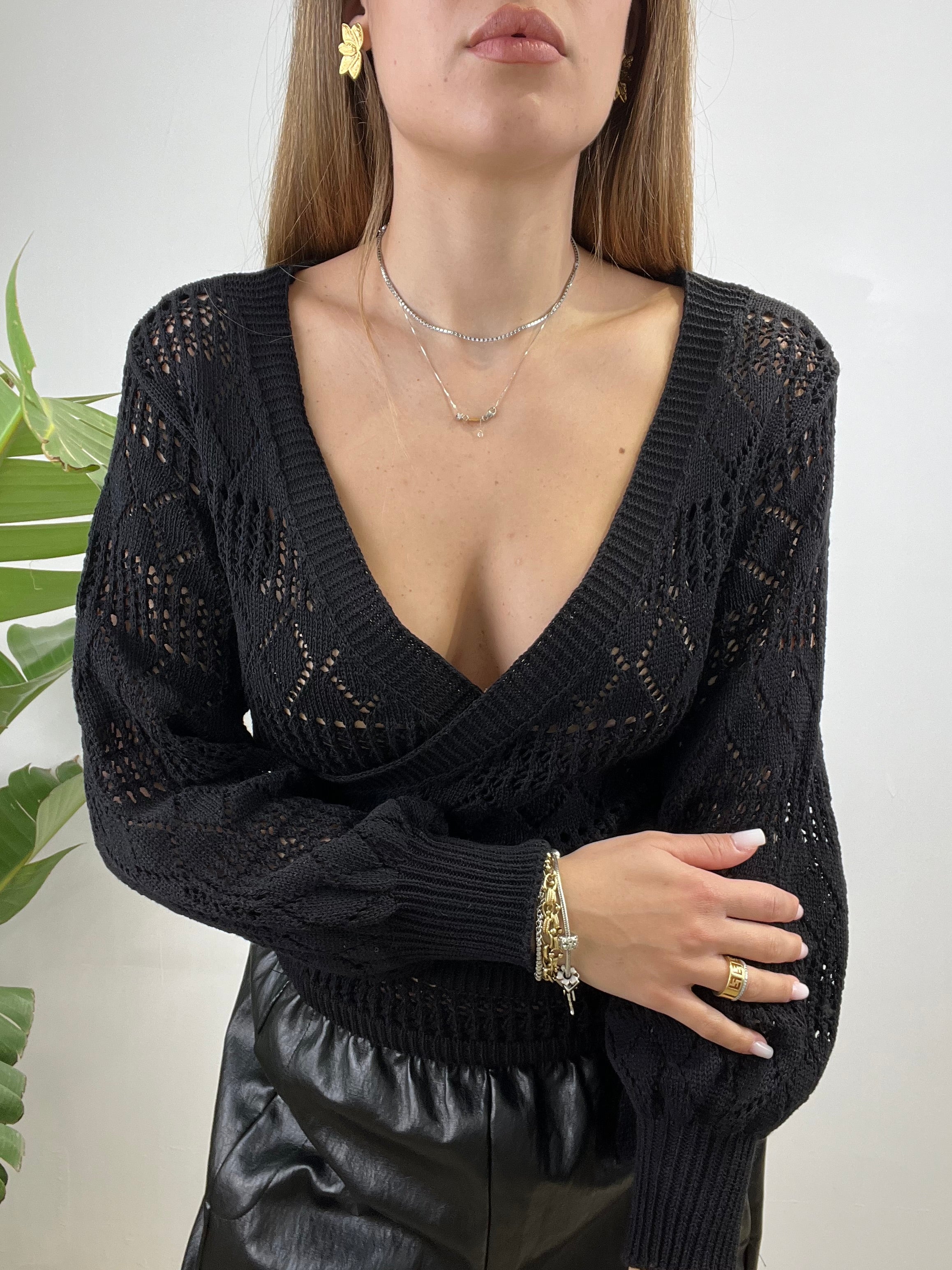 INCROCIATINA SELENIA NERA