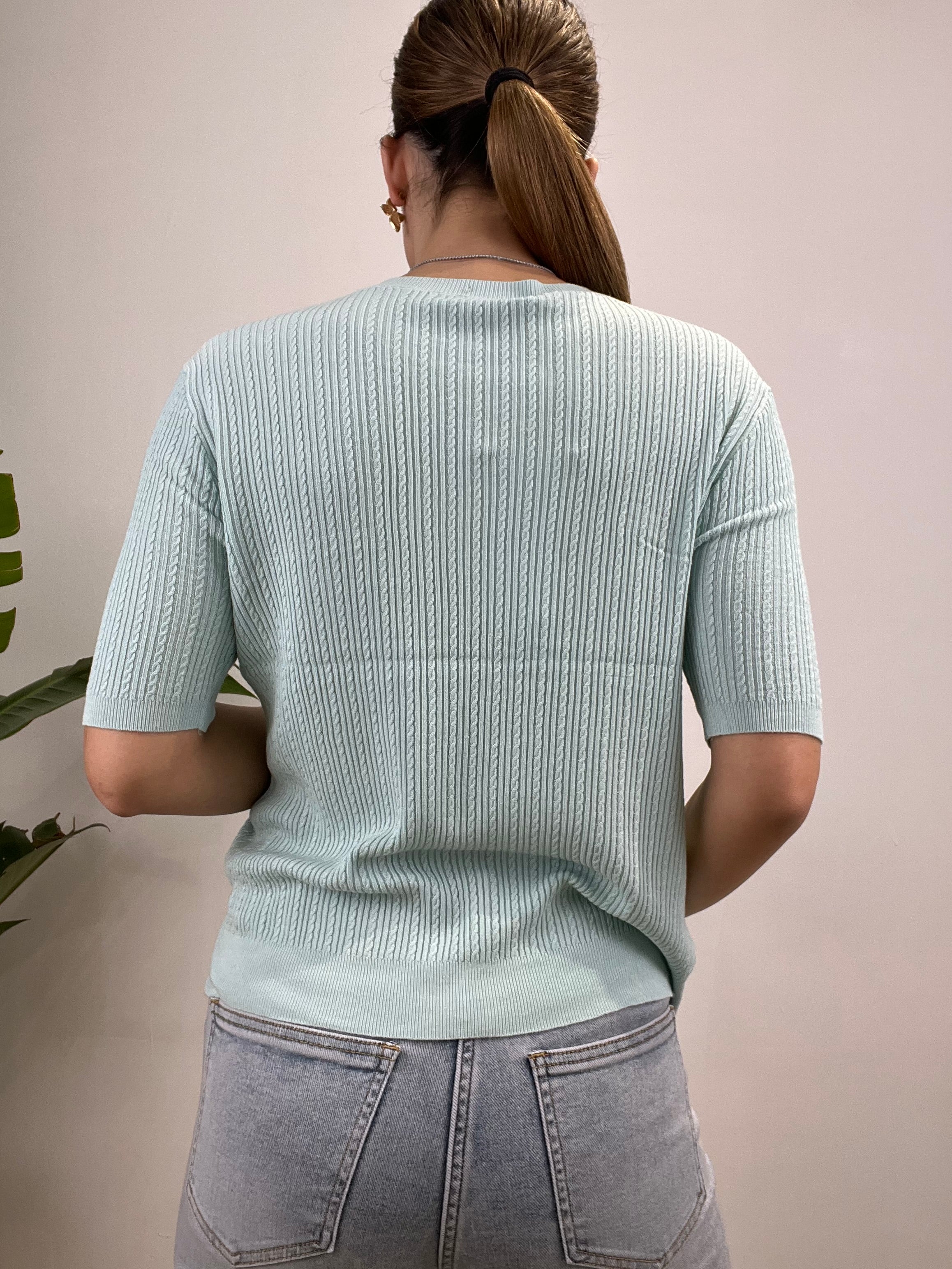 MAGLIA LOREN VERDE ACQUA