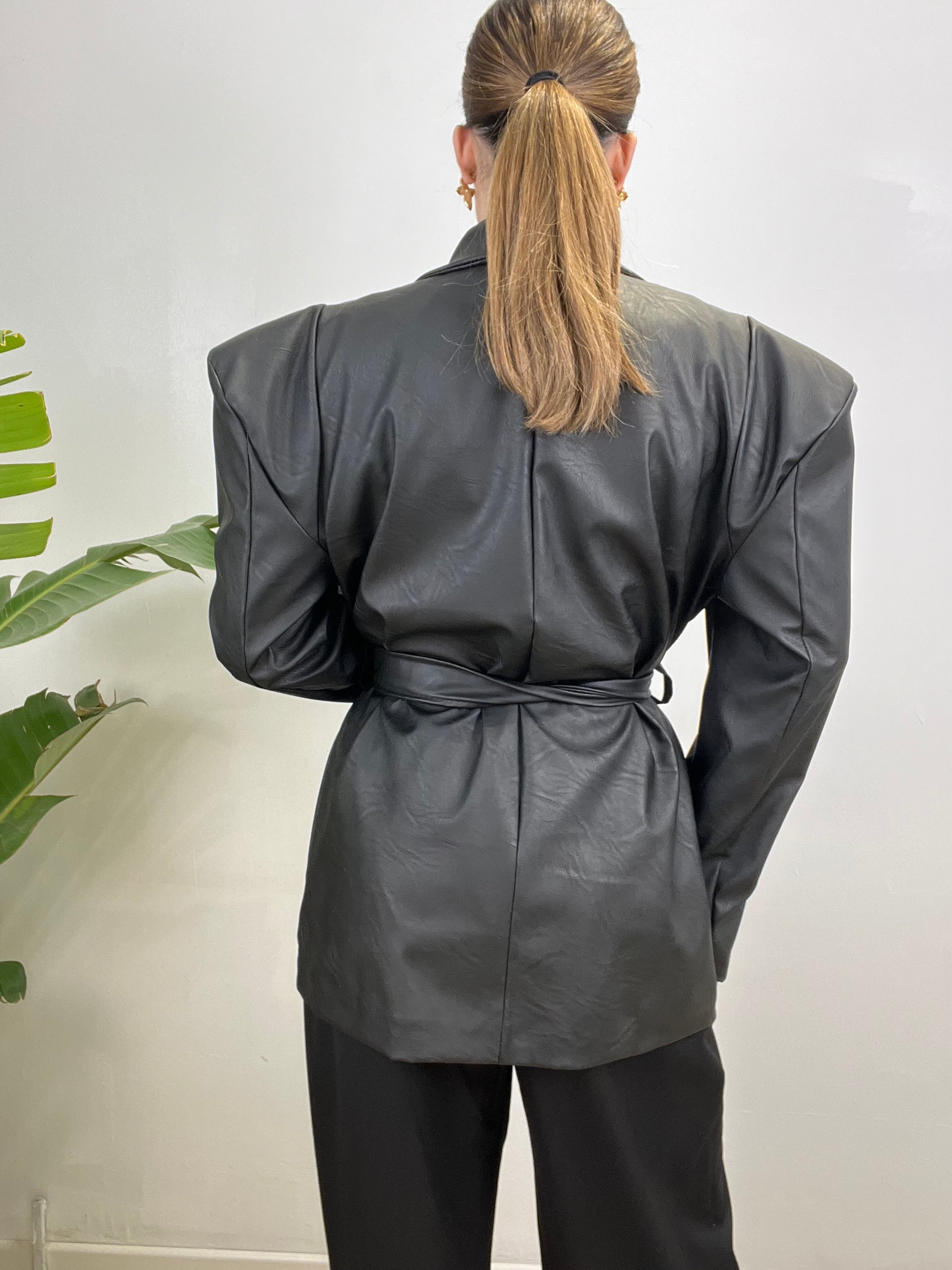 BLAZER ECOPELLE PROMO NERO