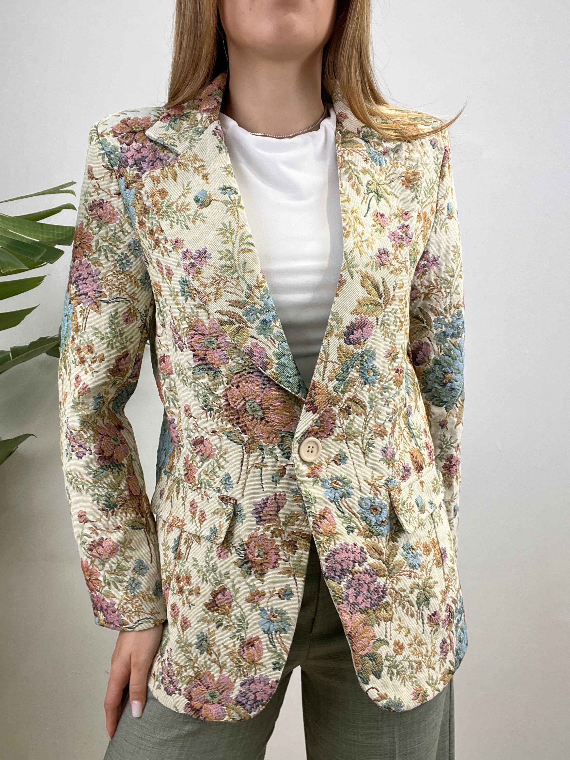 BLAZER IRIS FIORI ROSA