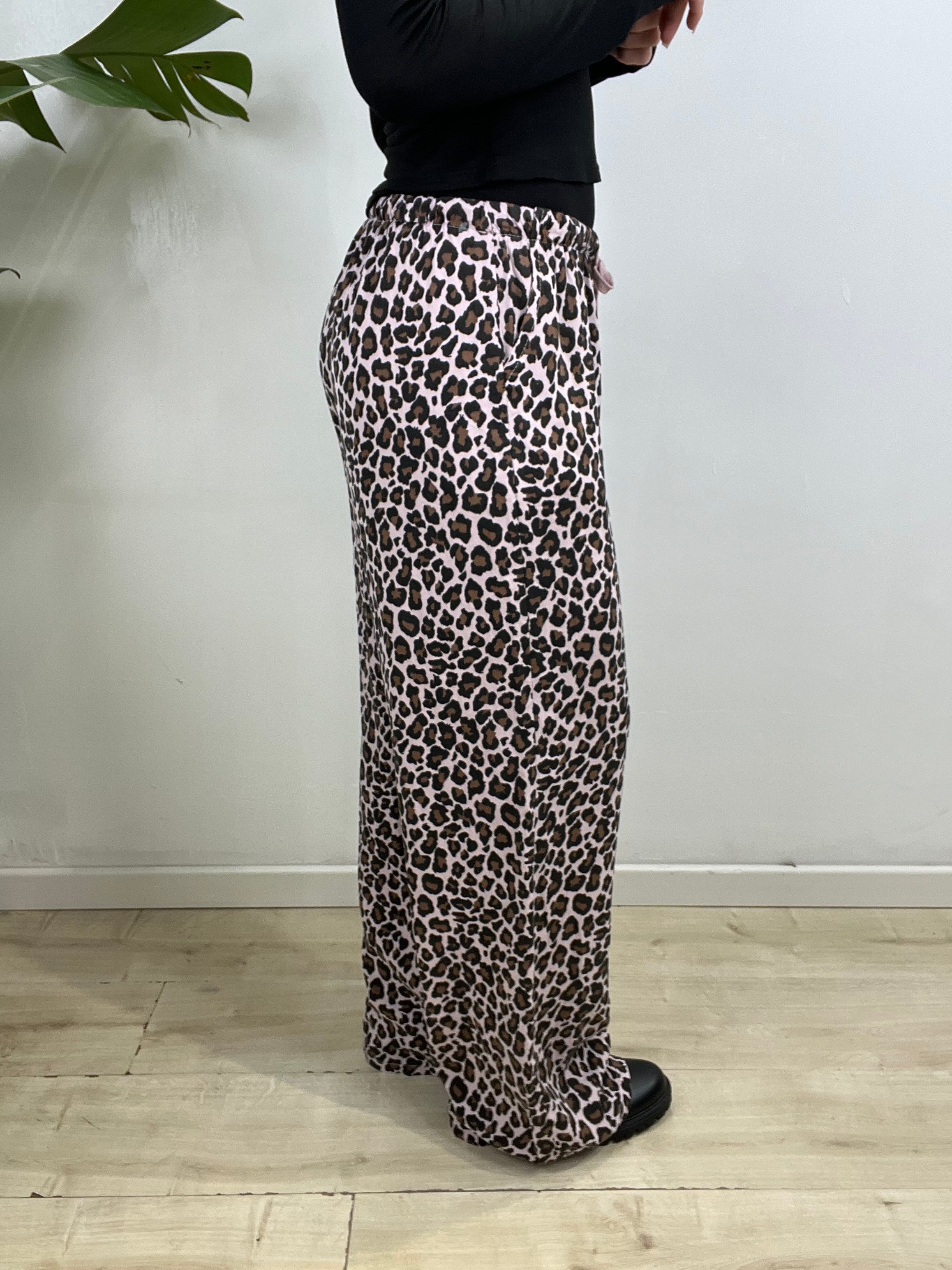 PANTALONE MACULATO BIANCO