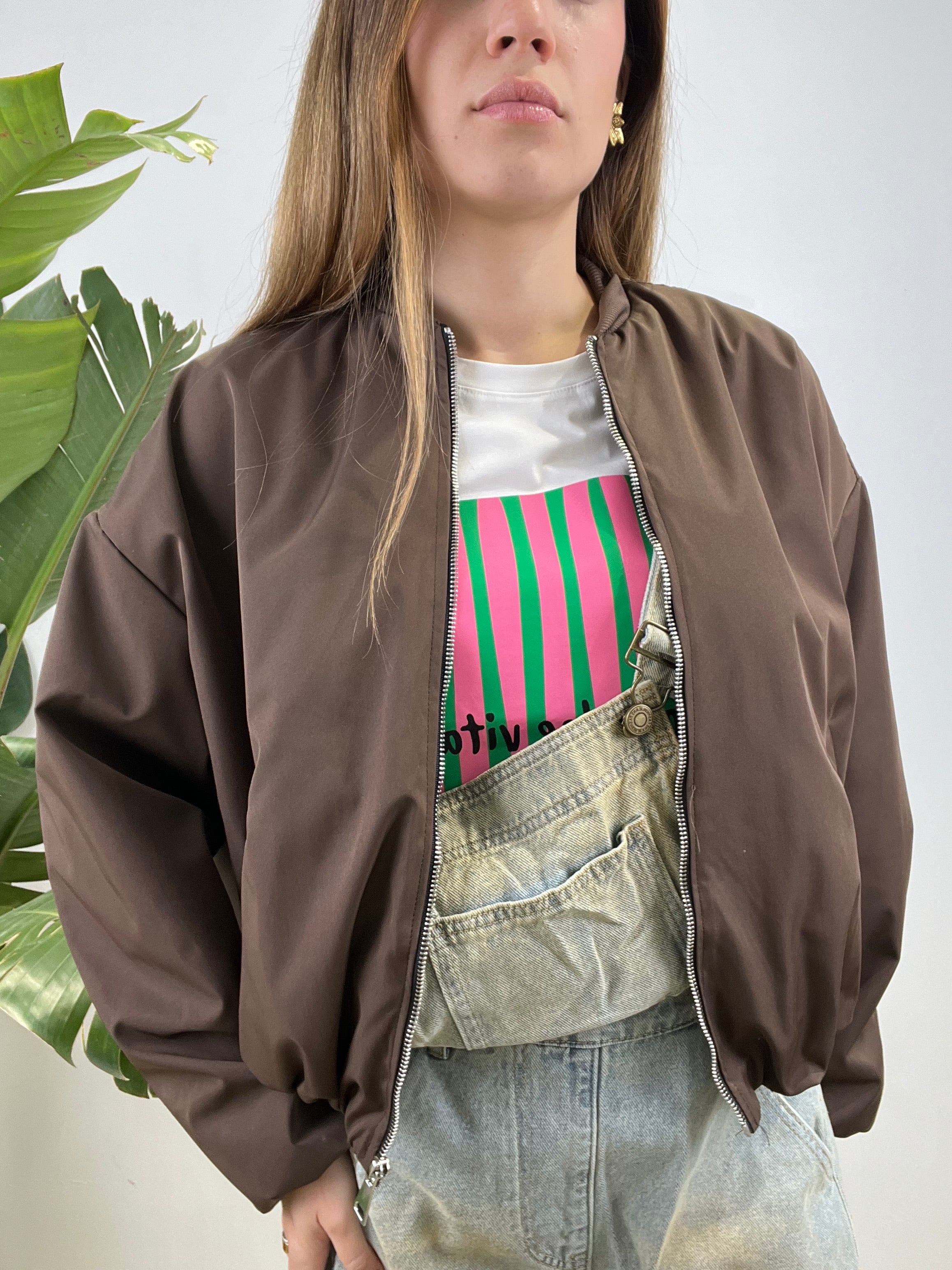 GIUBBINO COLLEGE PRIMAVERILE MARRONE