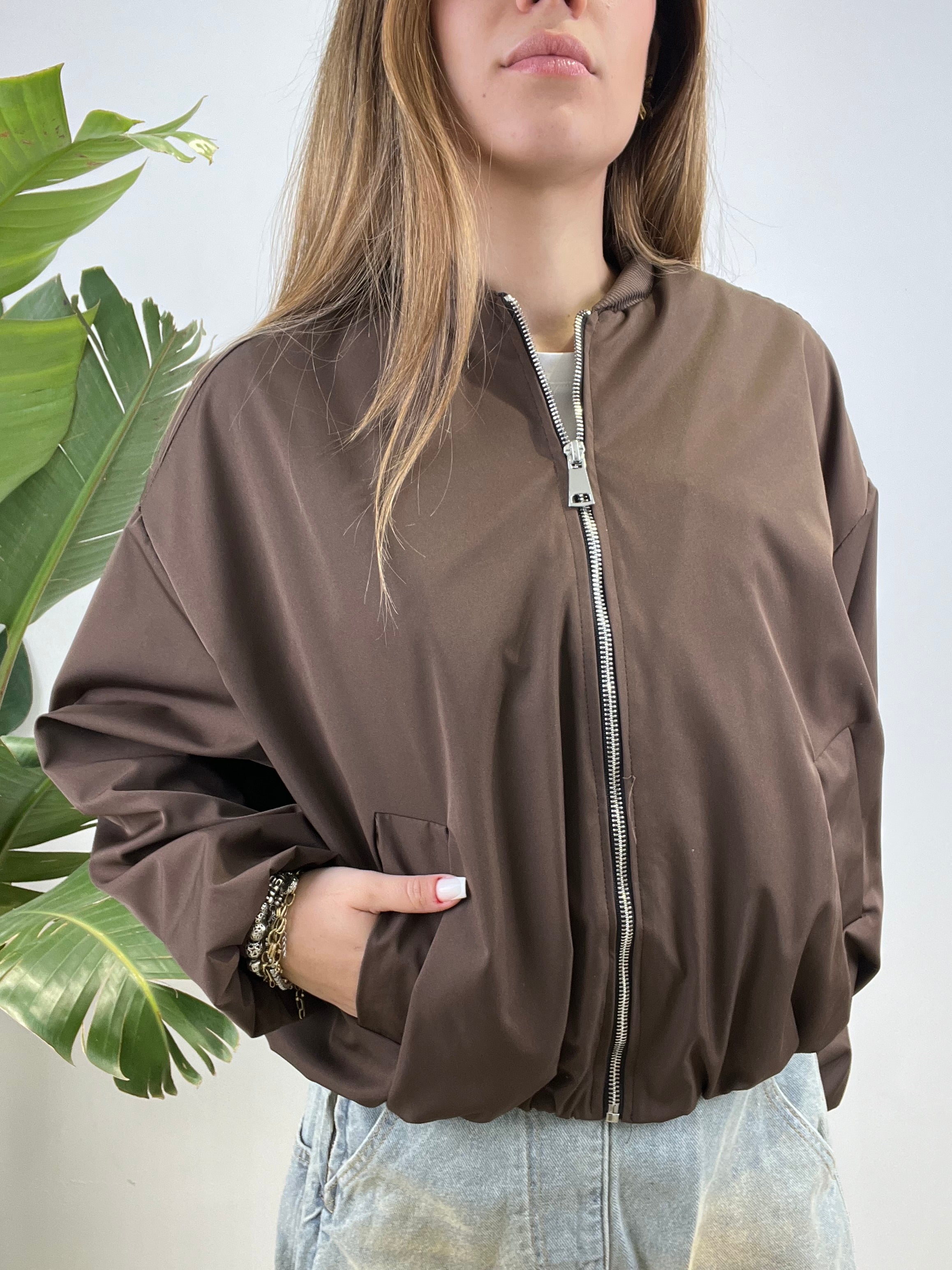 GIUBBINO COLLEGE PRIMAVERILE MARRONE