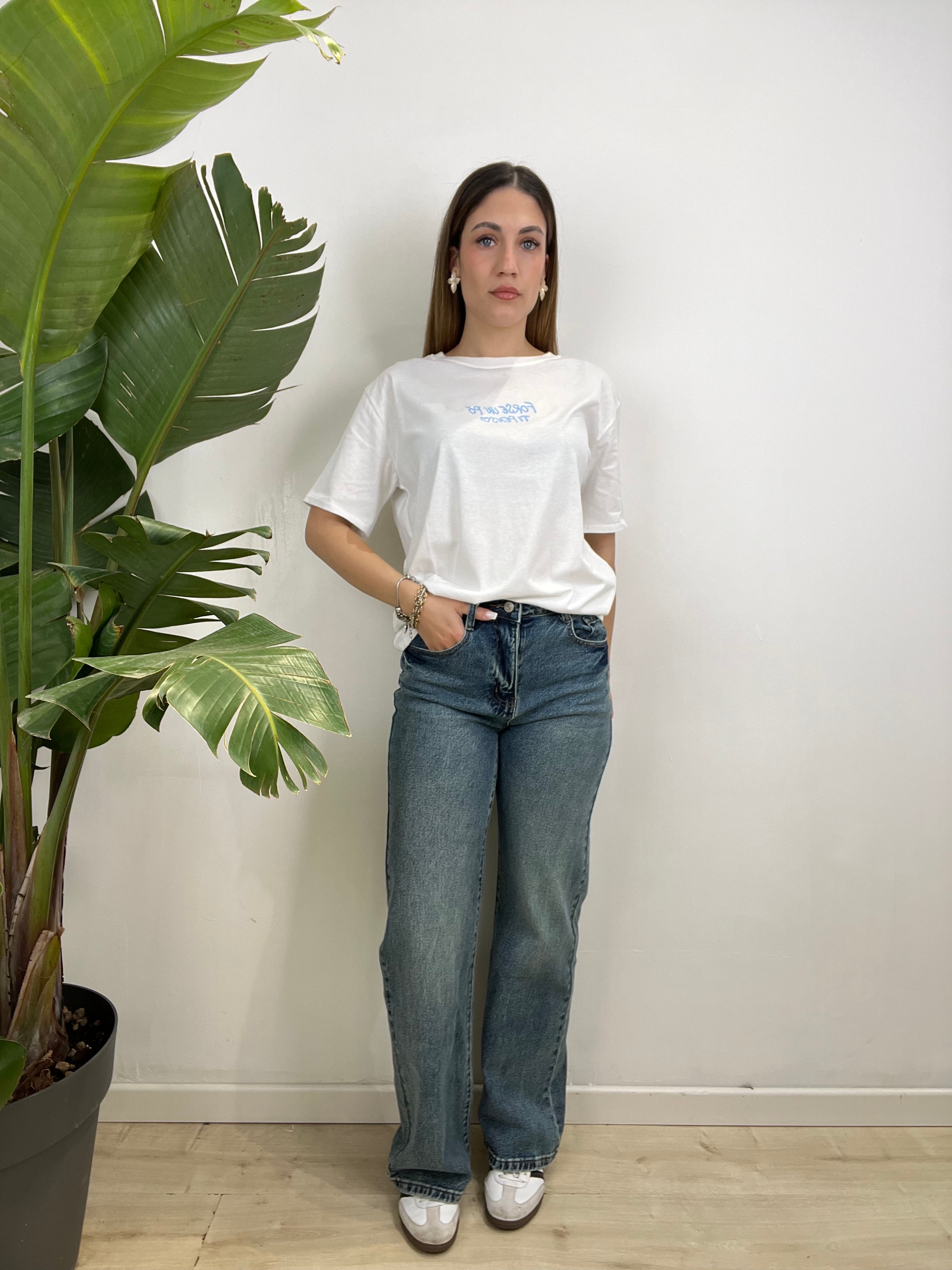 JEANS WIDE LEG CLIA