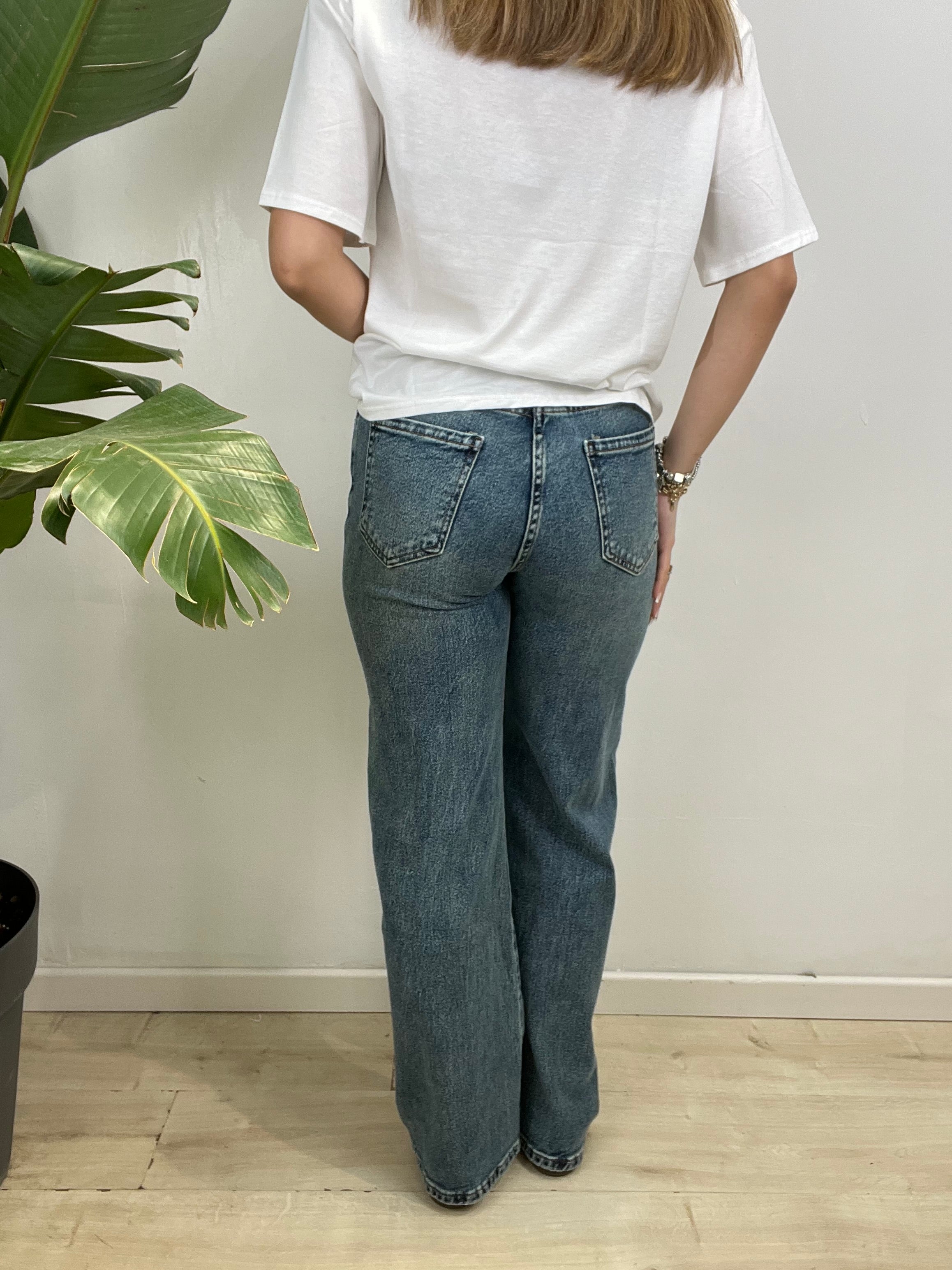 JEANS WIDE LEG CLIA