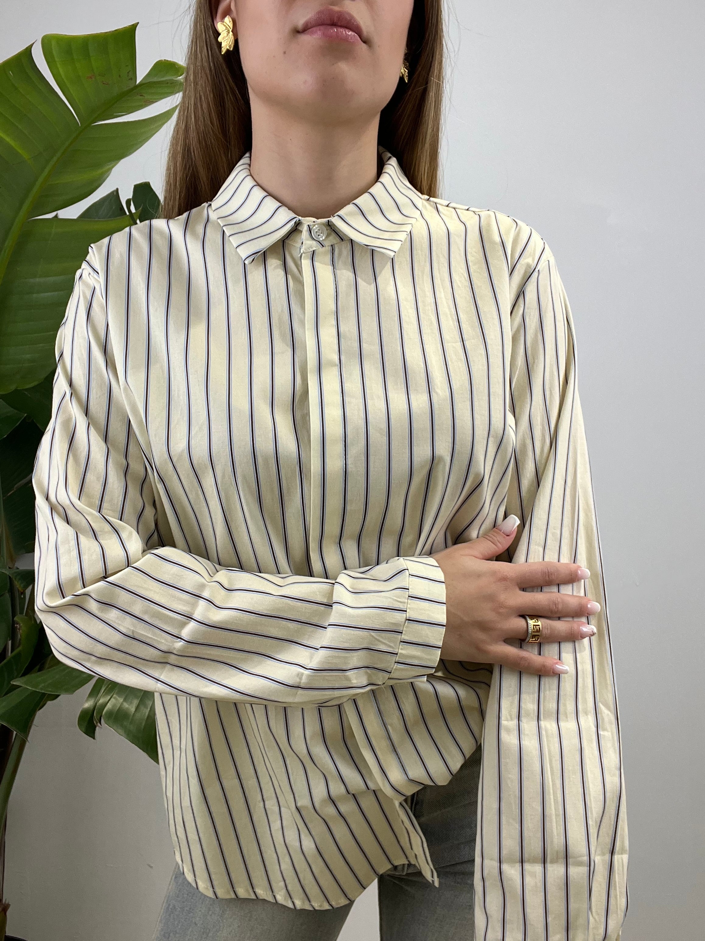 CAMICIA LINDA GIALLA