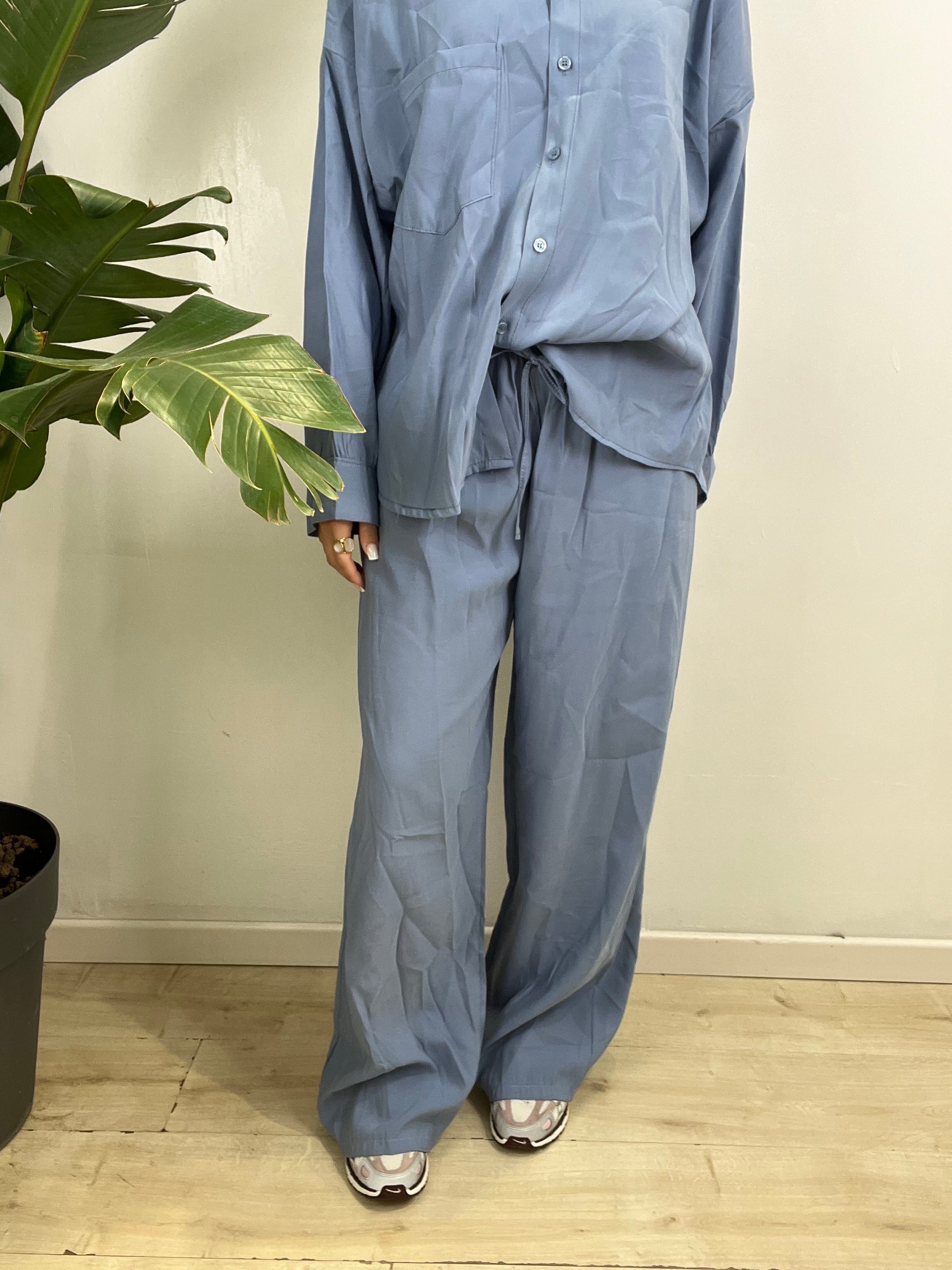 COMPLETO MORBIDO AZZURRO DENIM