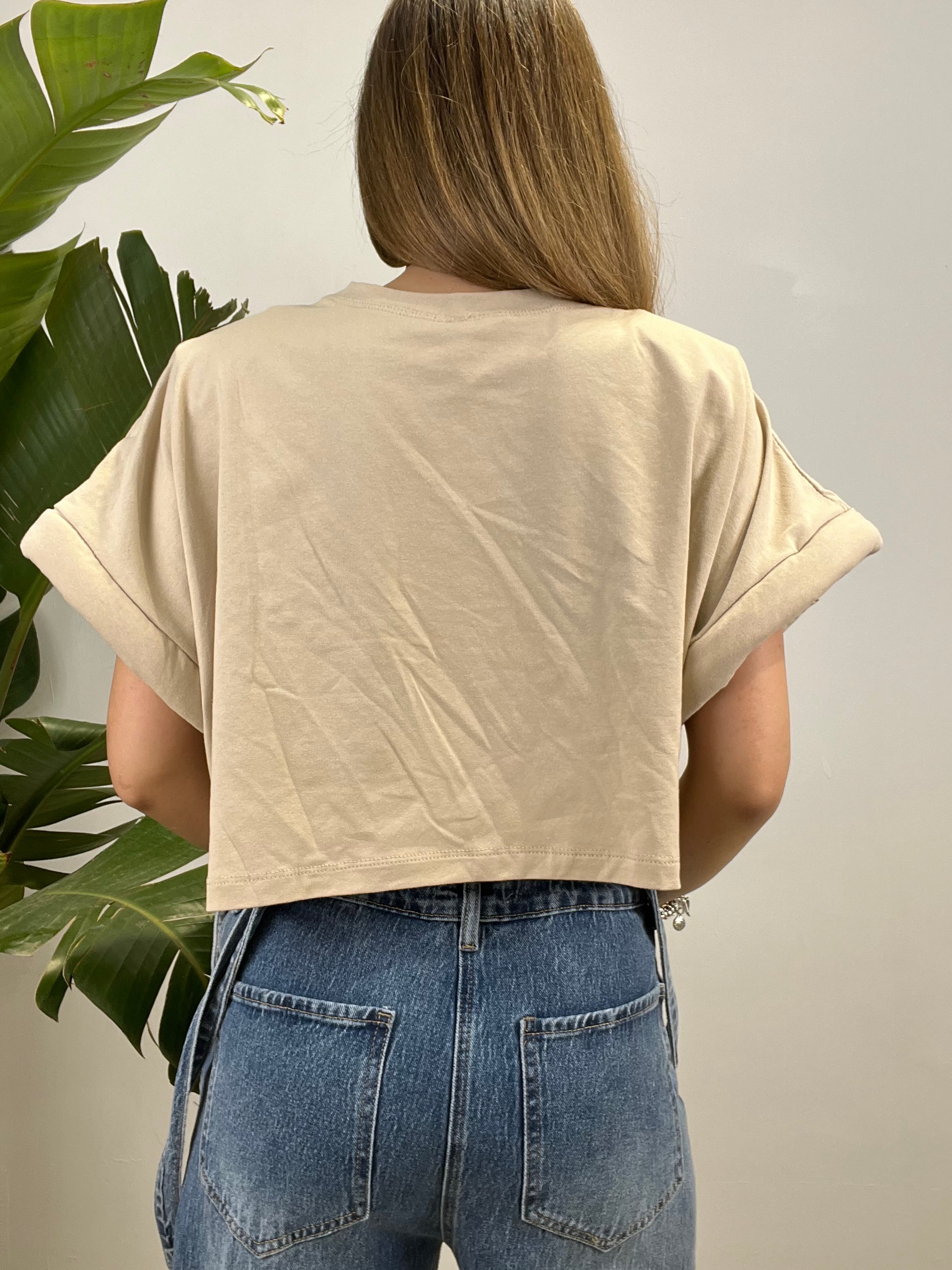 T-SHIRT CLEMY BEIGE