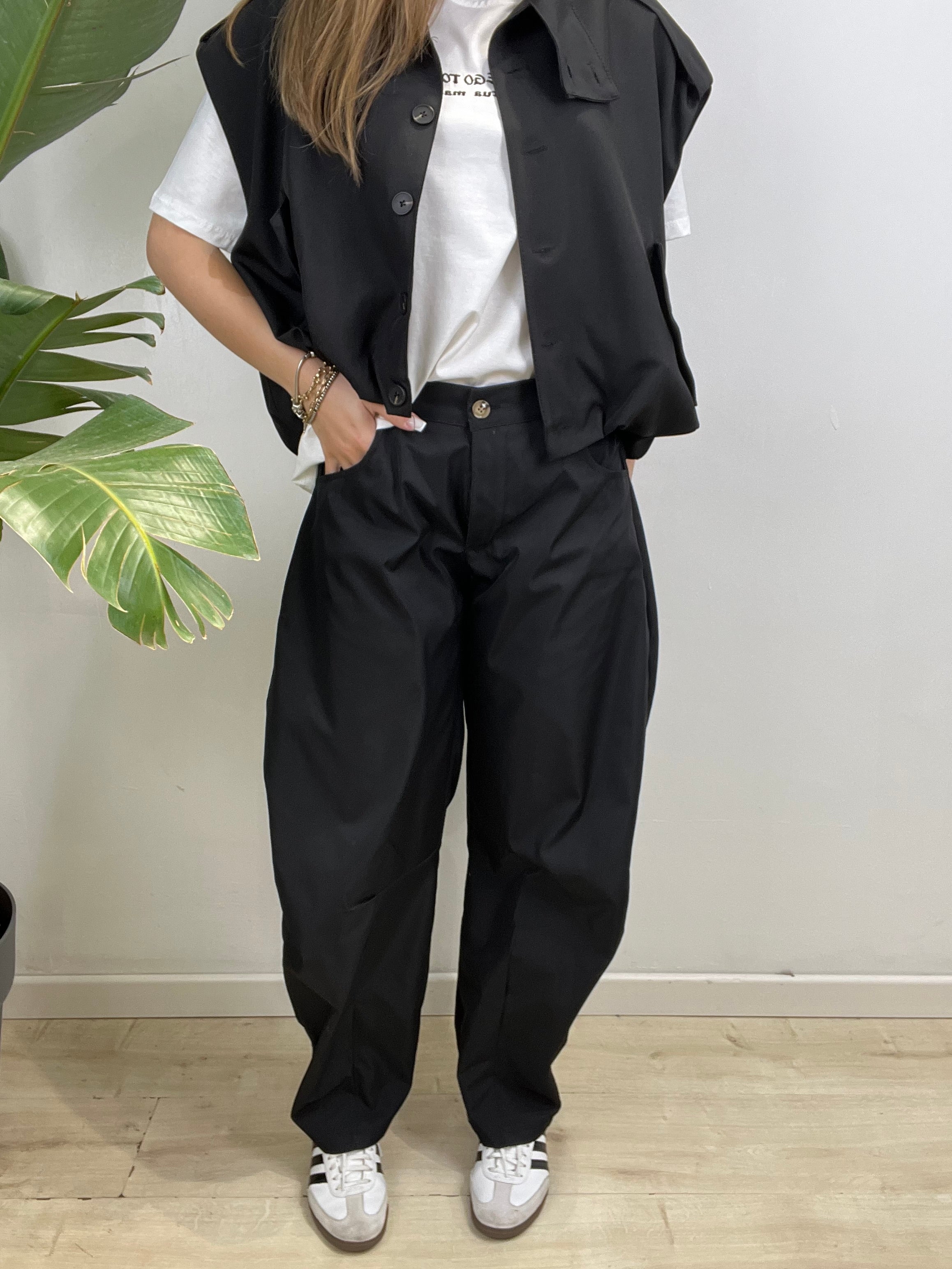 PANTALONI VALERY NERO