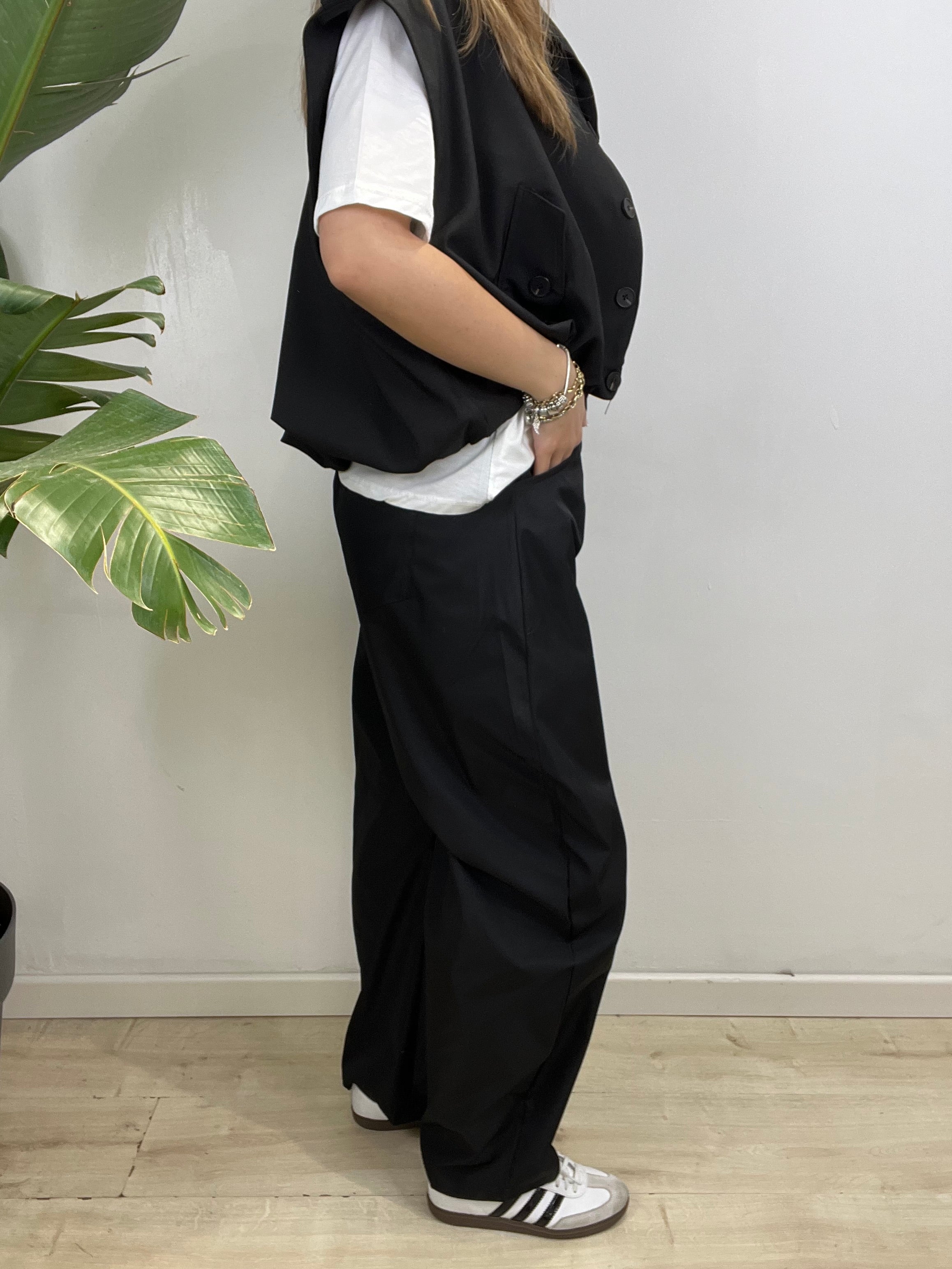 PANTALONI VALERY NERO