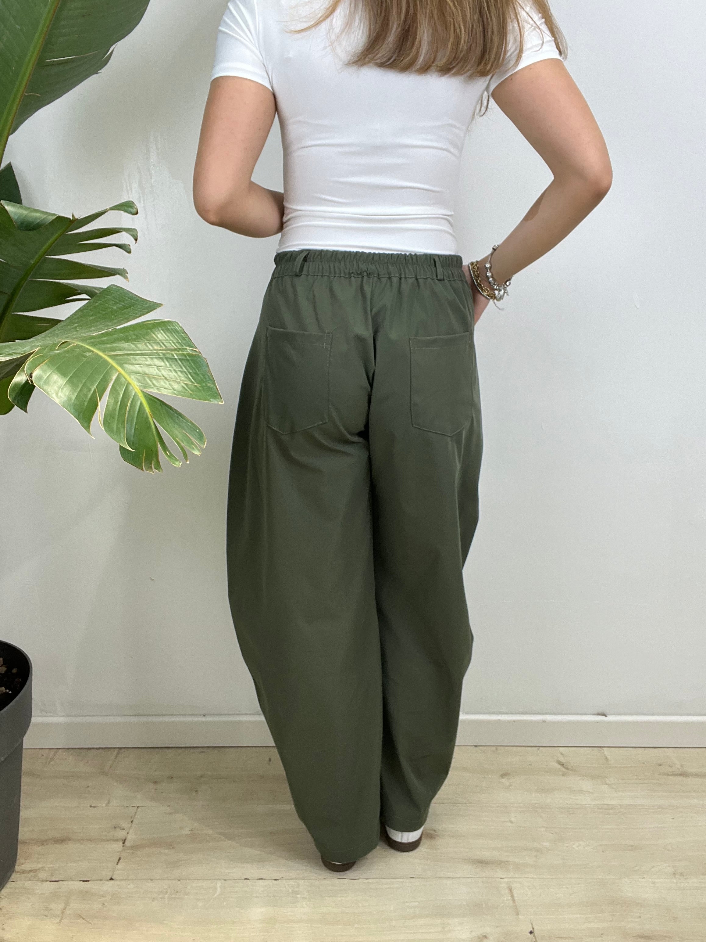 PANTALONI VALERY VERDE