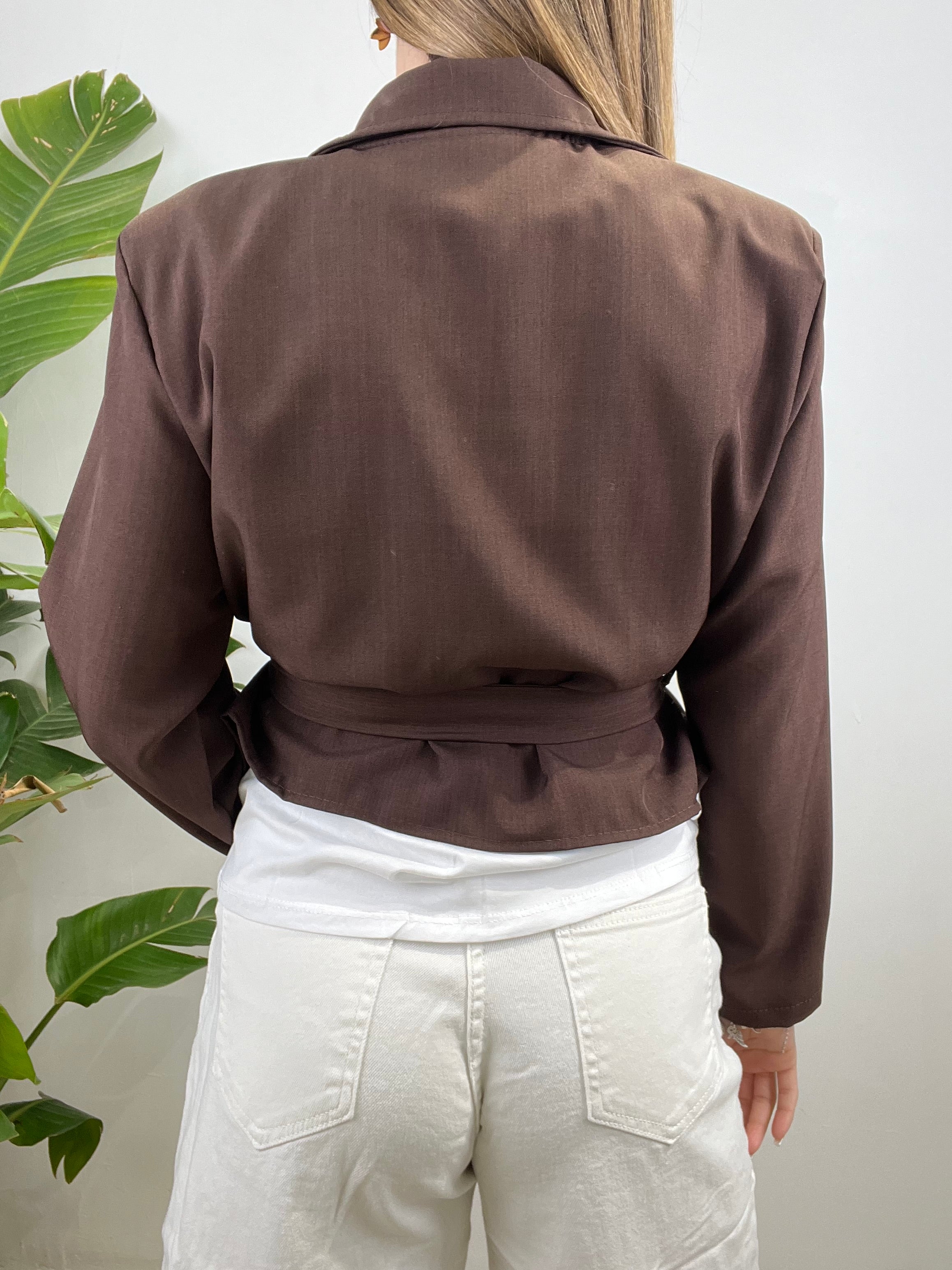 JACKET ECONOMY SIMPLY MARRONE