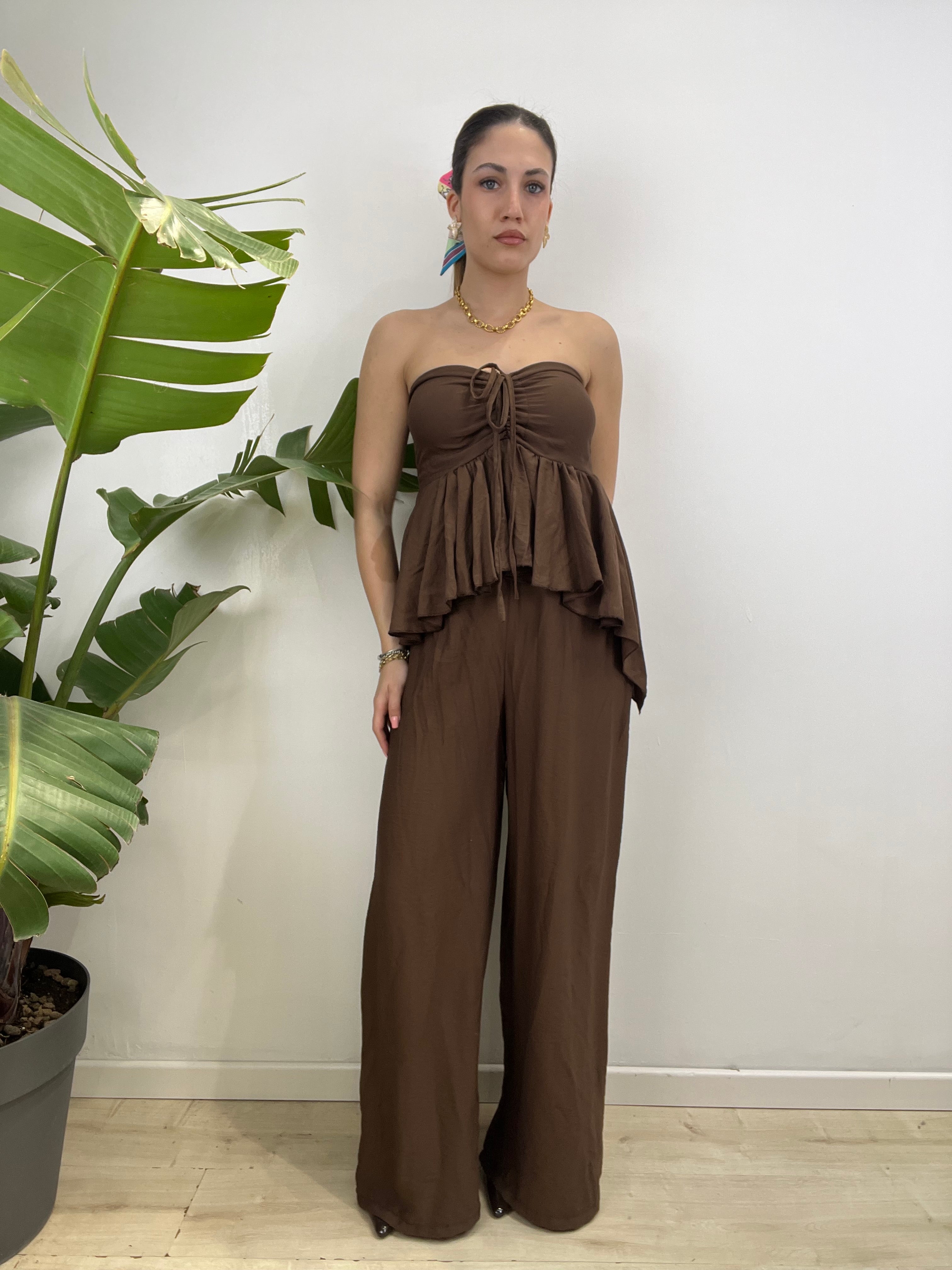 JUMPSUITE SABRINA MARRONE