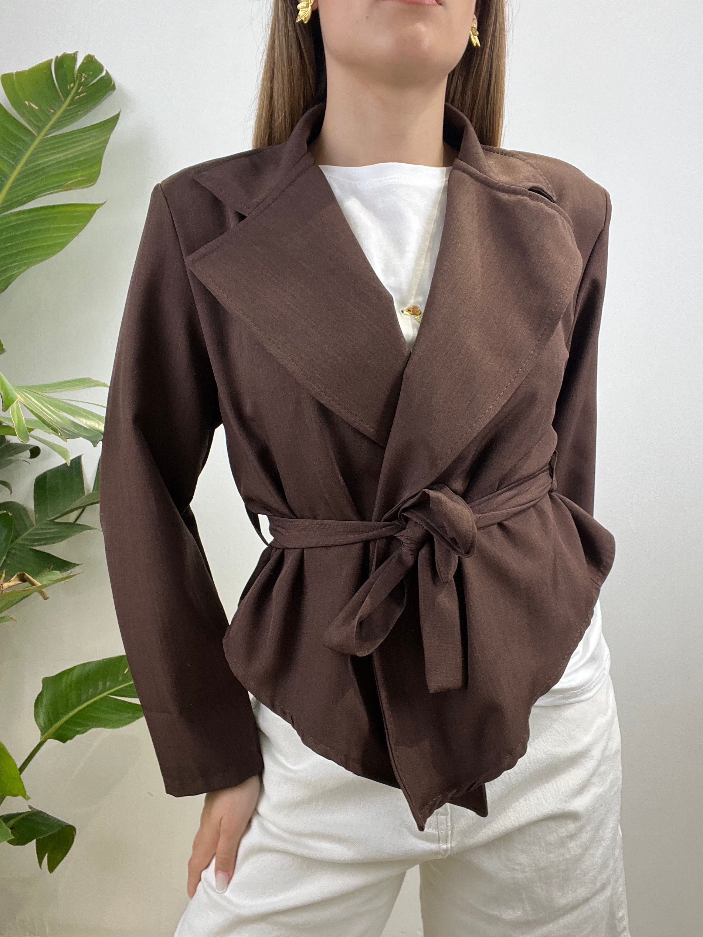 JACKET ECONOMY SIMPLY MARRONE