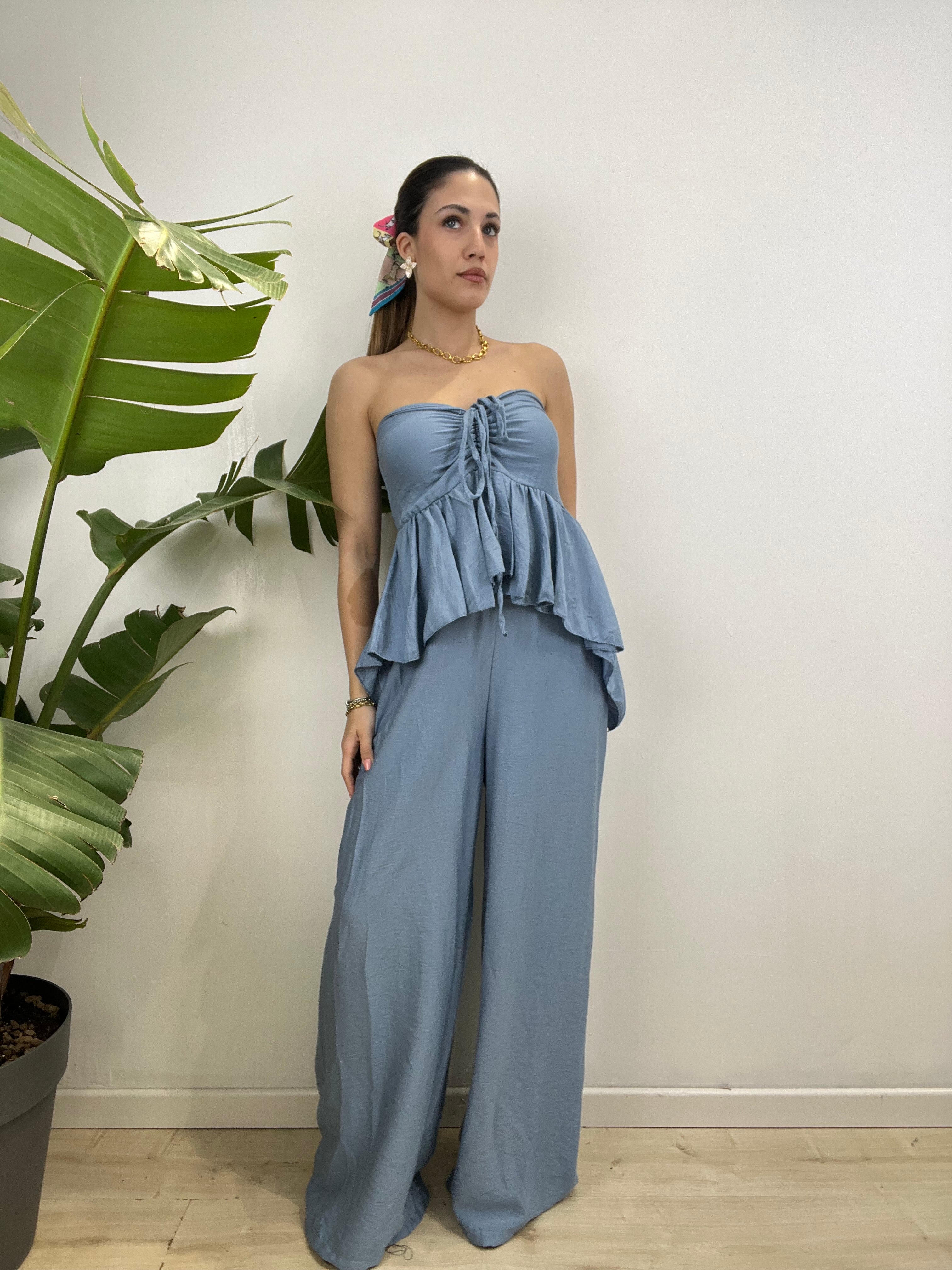 JUMPSUITE SABRINA AZZURRO DENIM