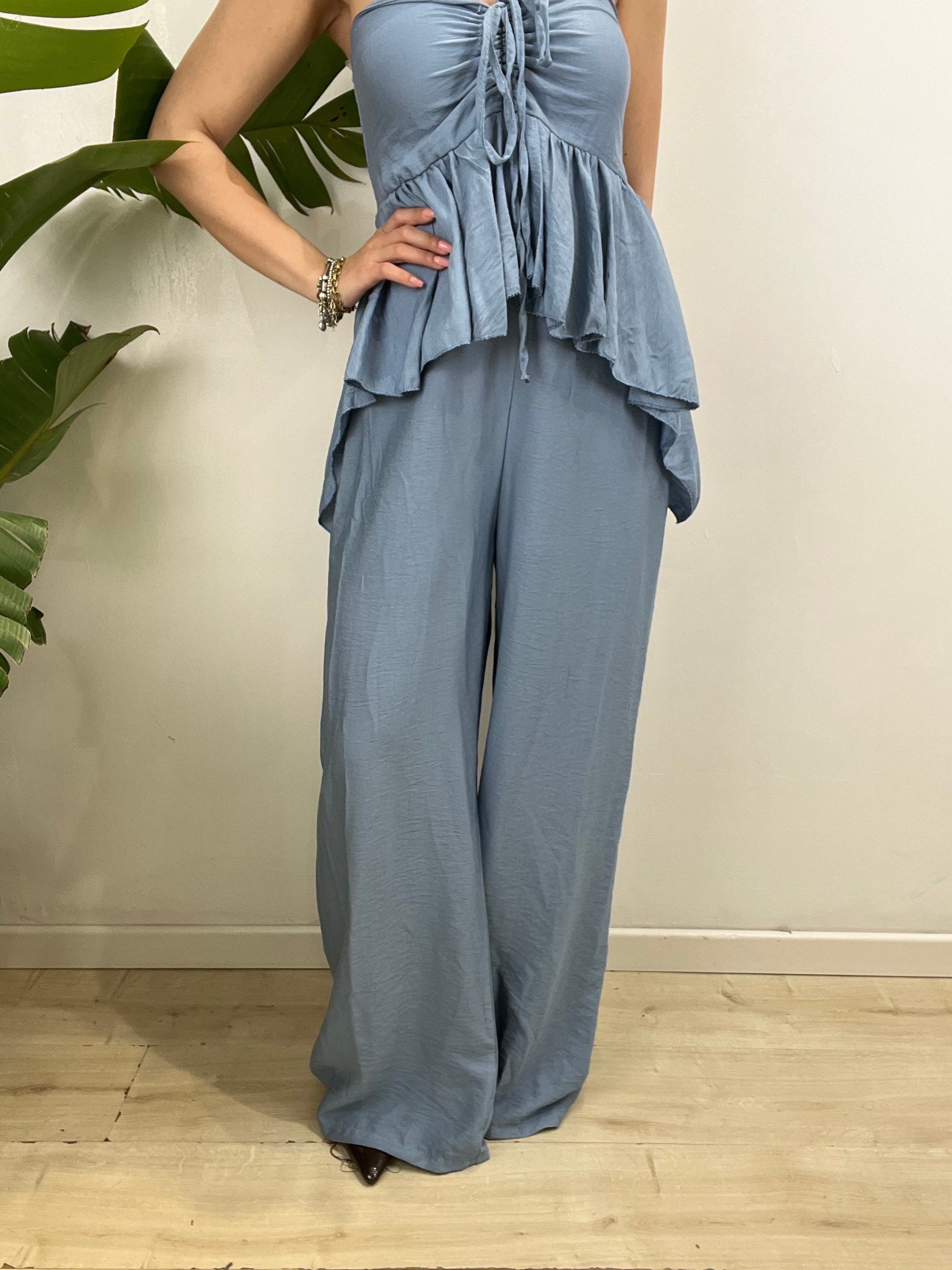 JUMPSUITE SABRINA AZZURRO DENIM