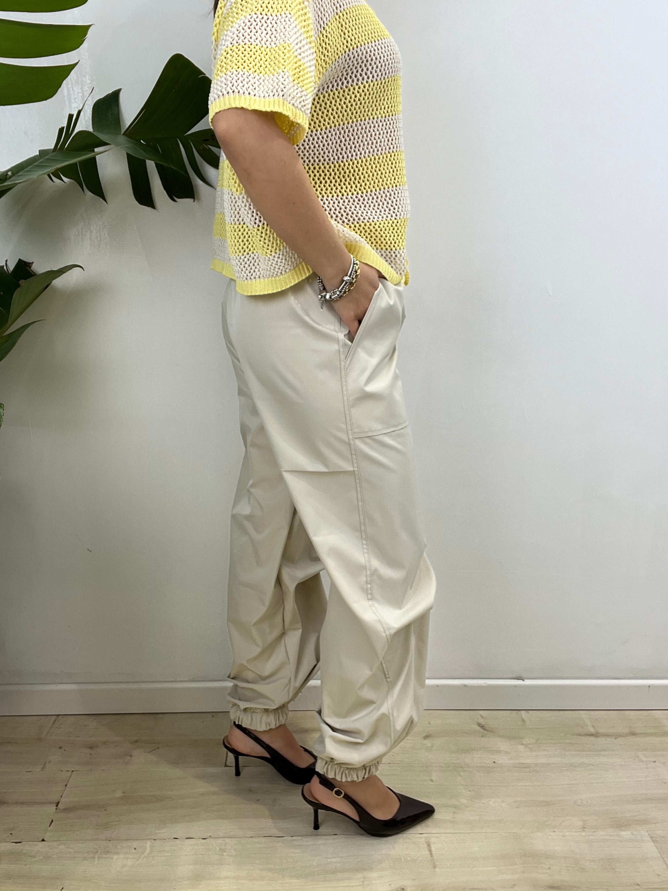 PANTALONI SIMON BEIGE