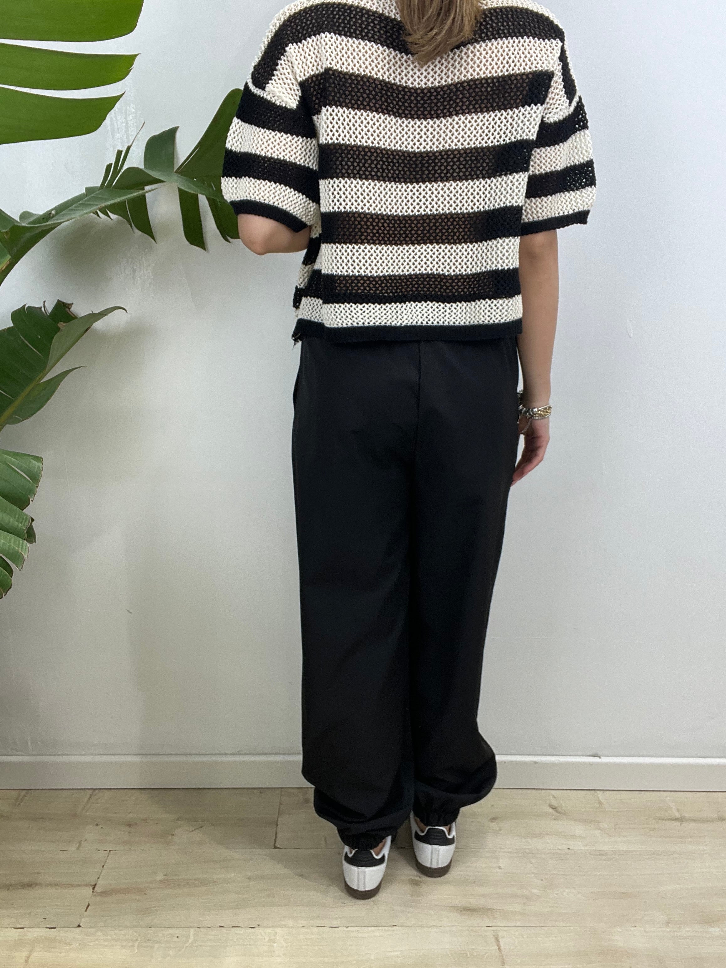 PANTALONI SIMON NERO