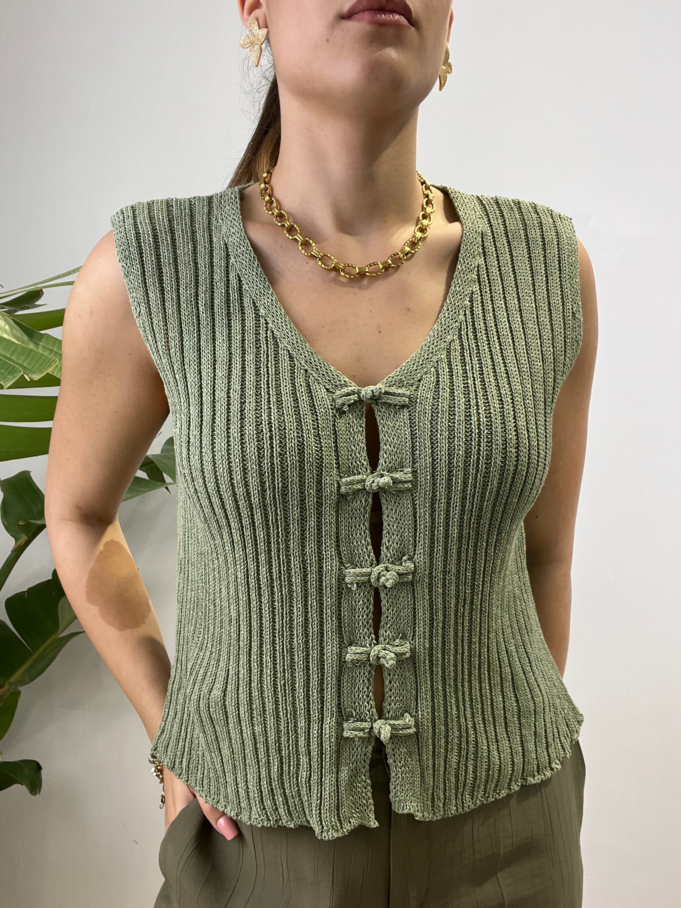 GILET LOREDANA VERDE