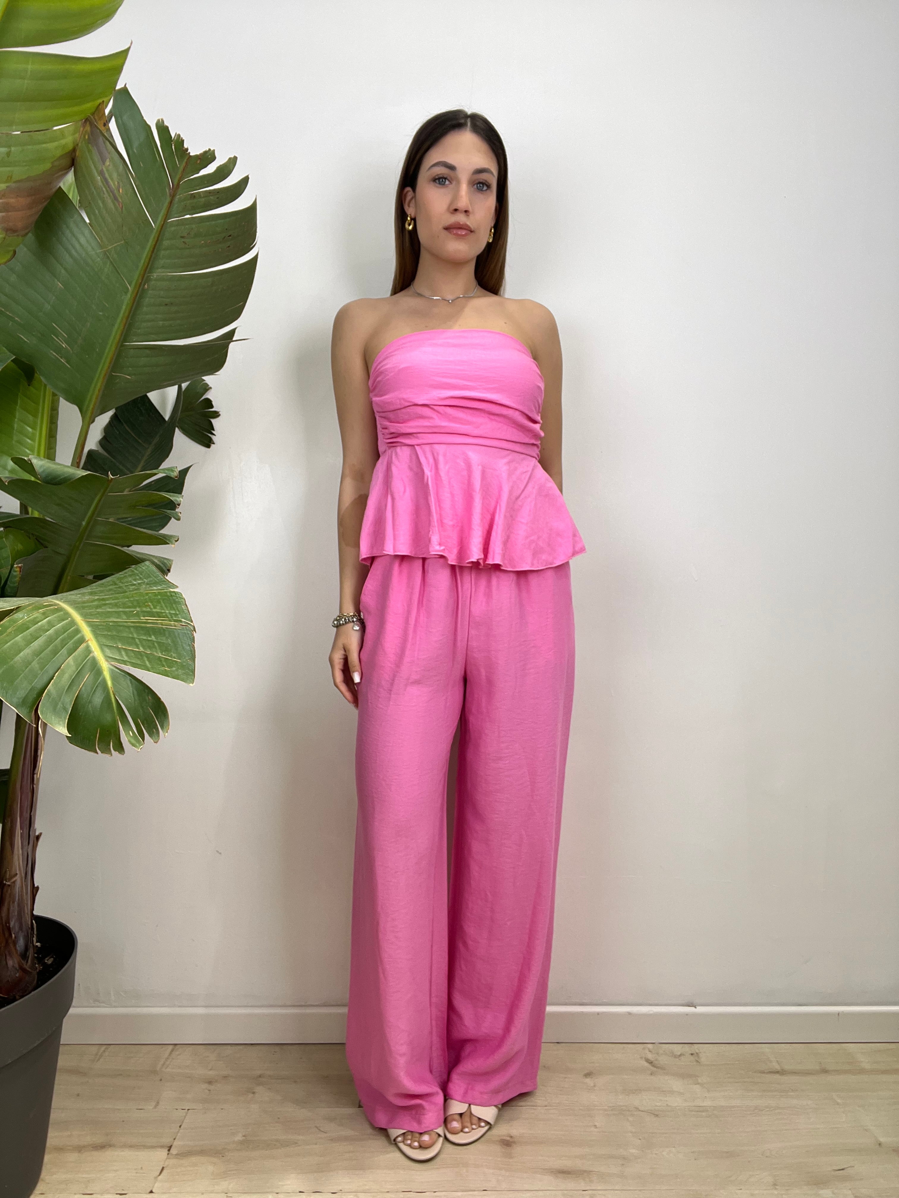 CO ORD SET MEMY FUCSIA