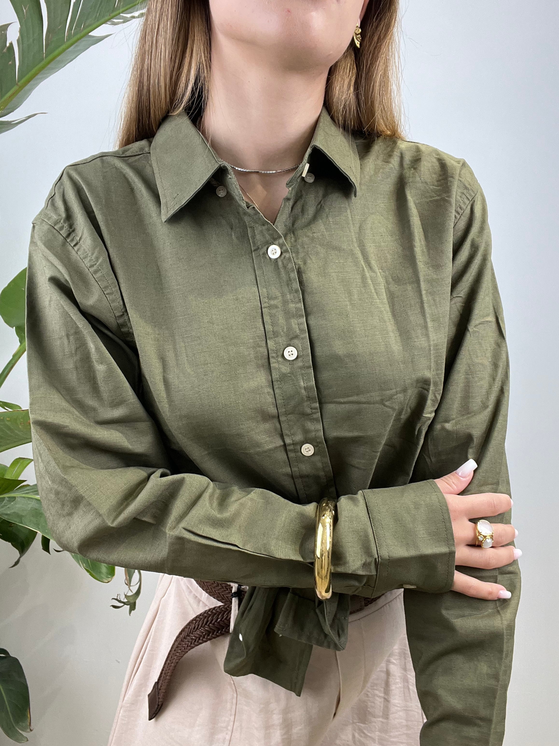 CAMICIA SIMPLY GIOVY VERDE
