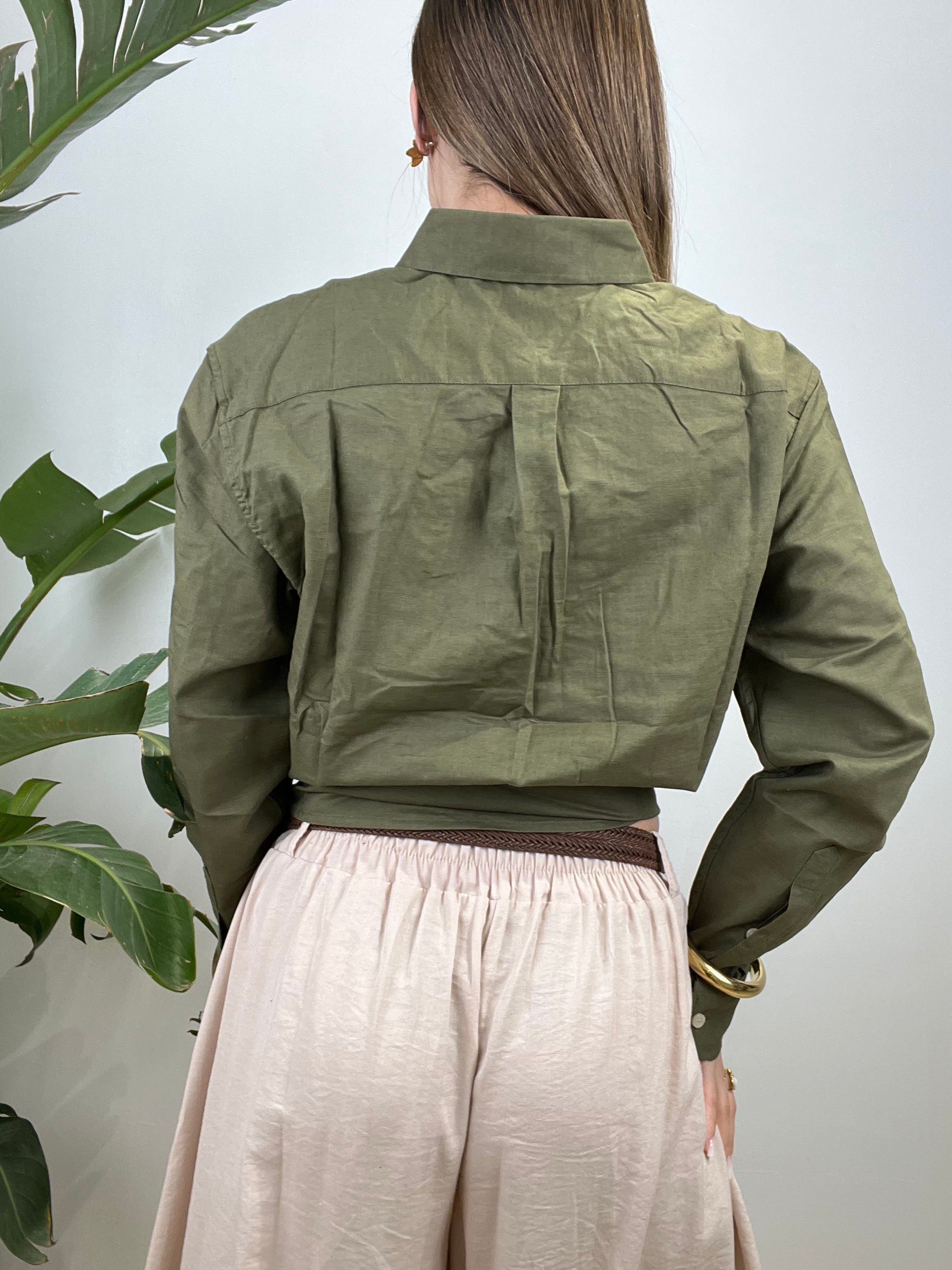 CAMICIA SIMPLY GIOVY VERDE