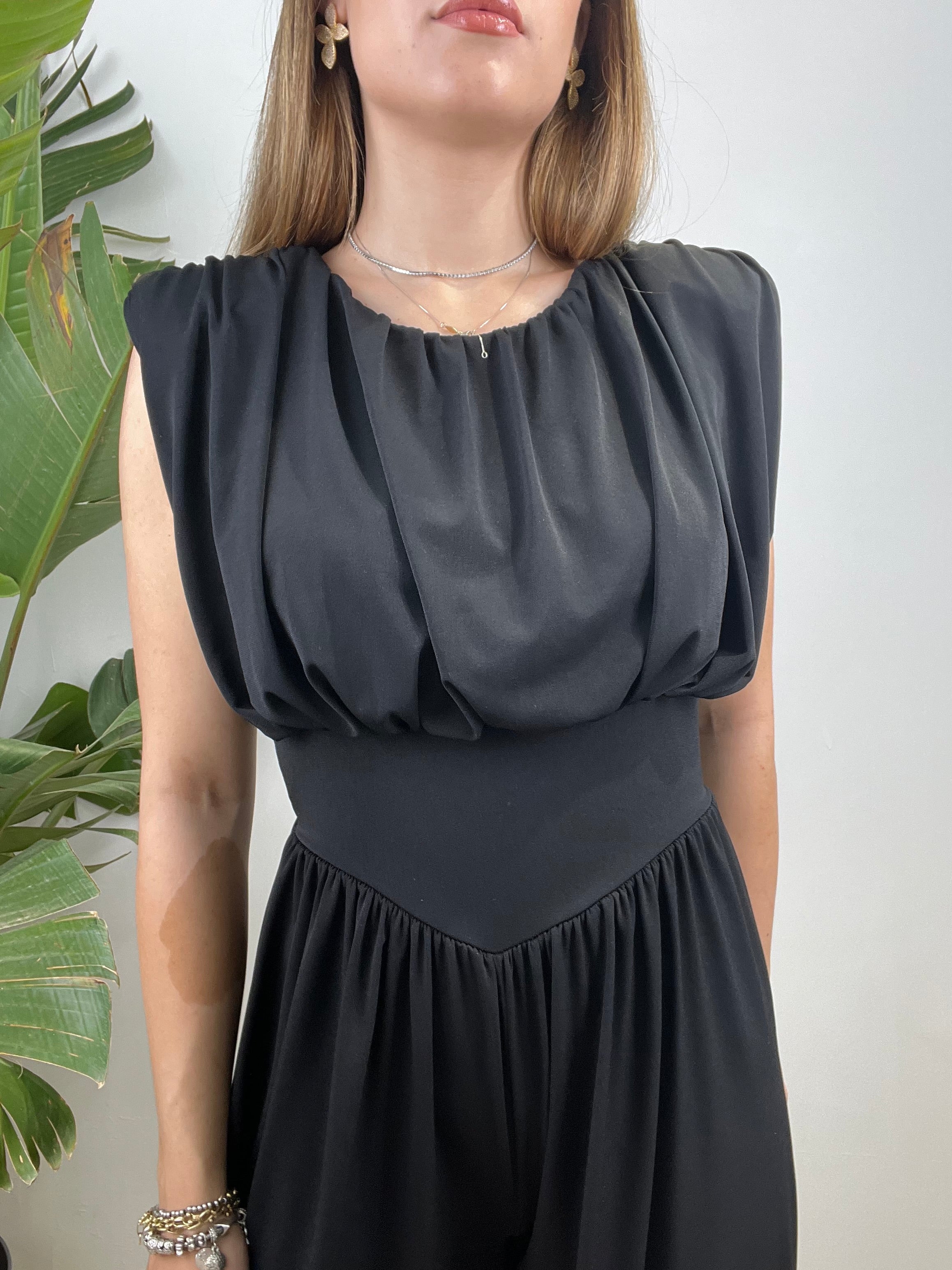JUMPSUITE CRUDEL NERA