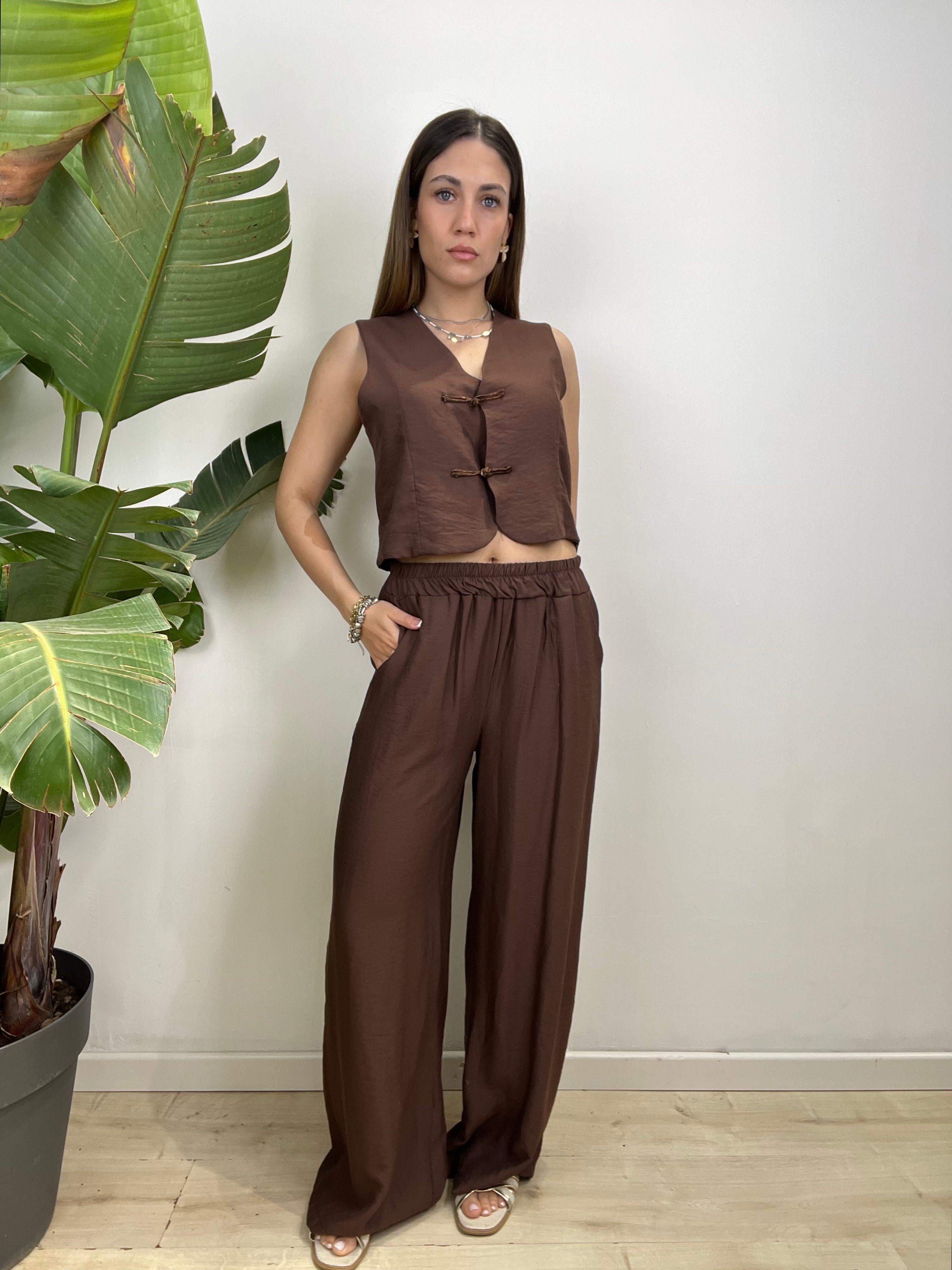 CO ORD SET CAMILLA MARRONE