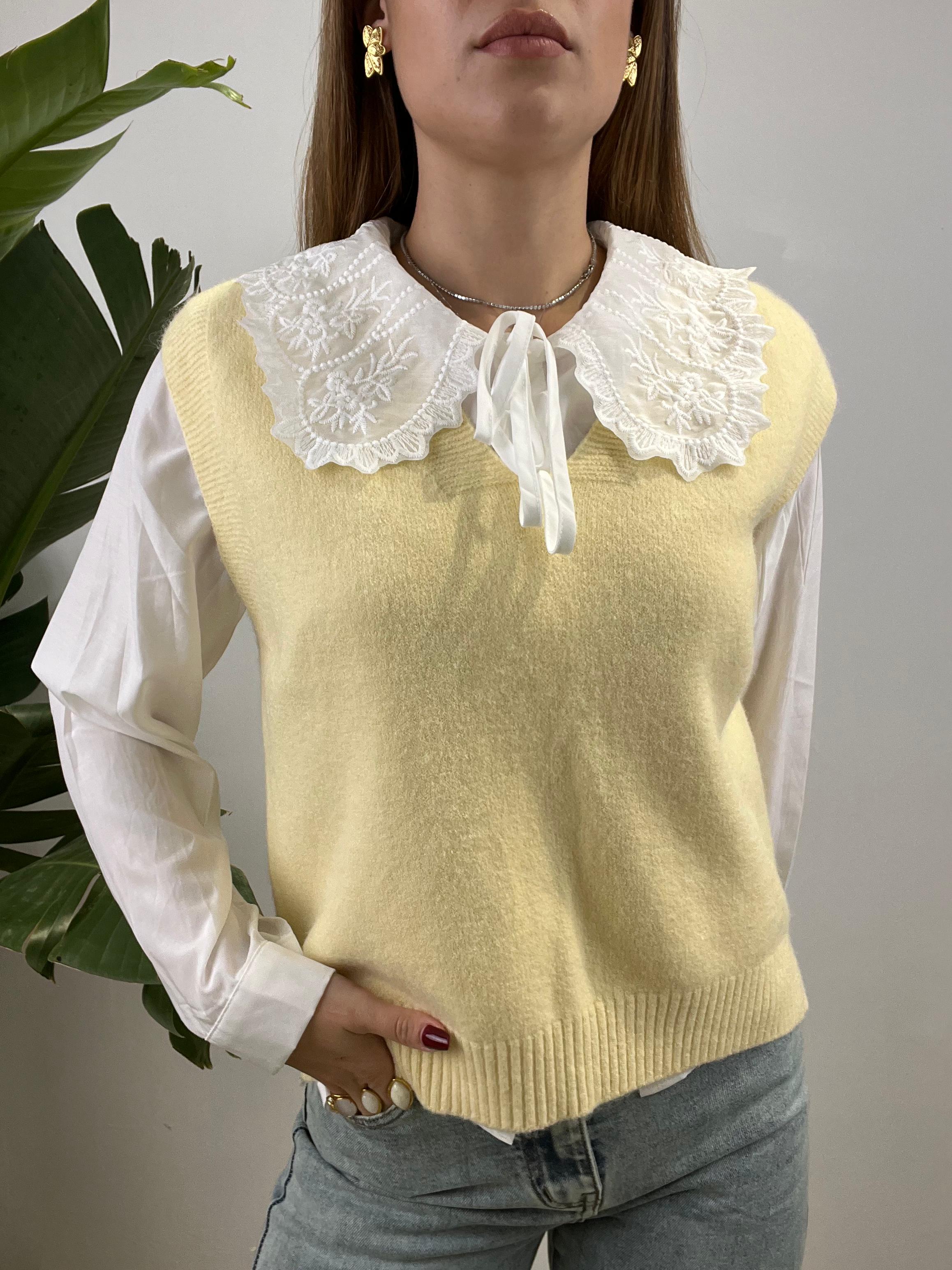 GILET + CAMICIA GIALLO