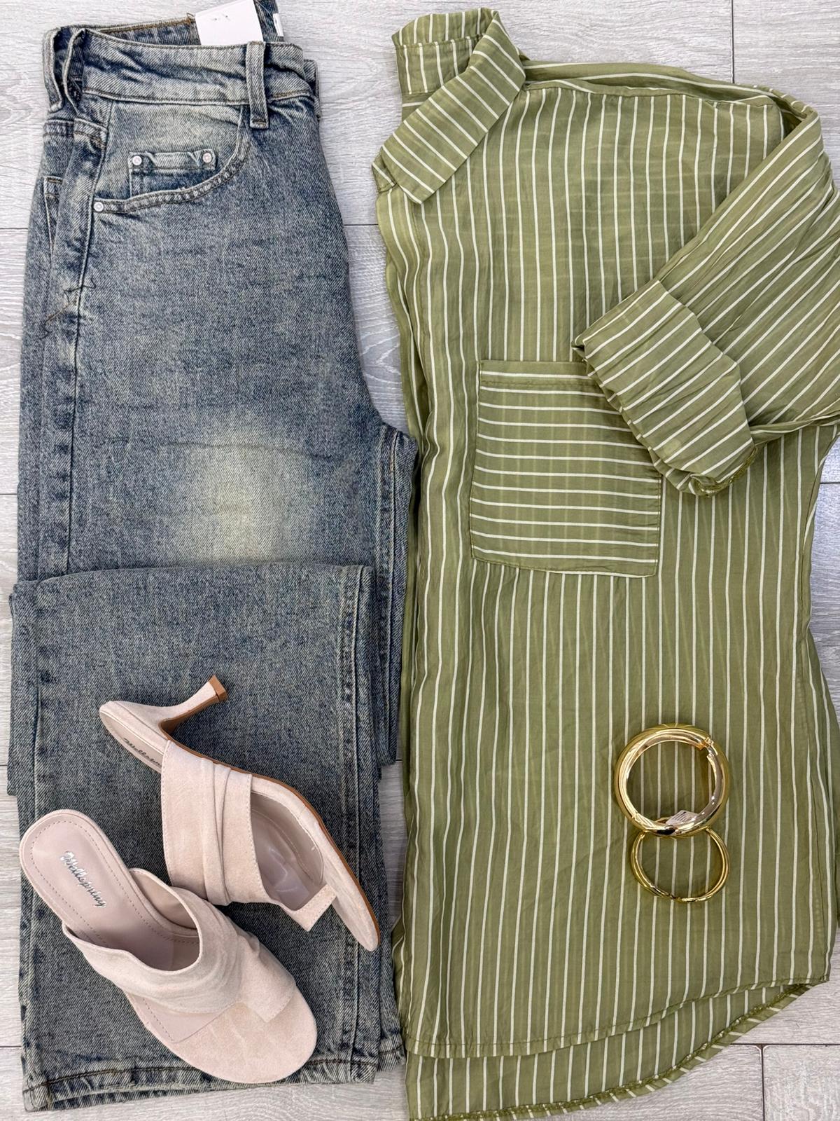 CAMICIA CHIARA VERDE